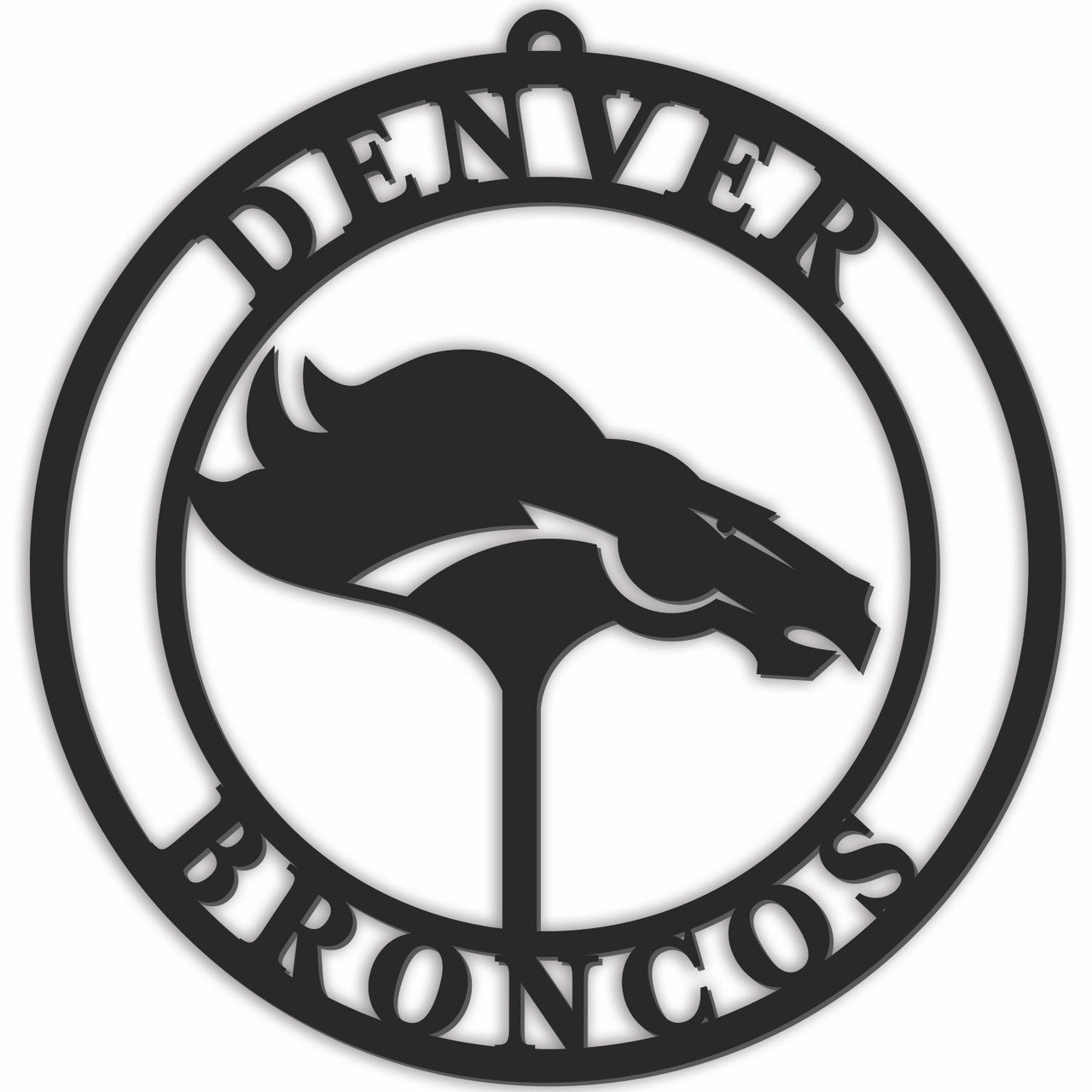 Denver Broncos Sign Door Hanger 16 Inch - Sports Collectibles, Sports Memorabilia, Sports Fan Shop, Sports Gifts