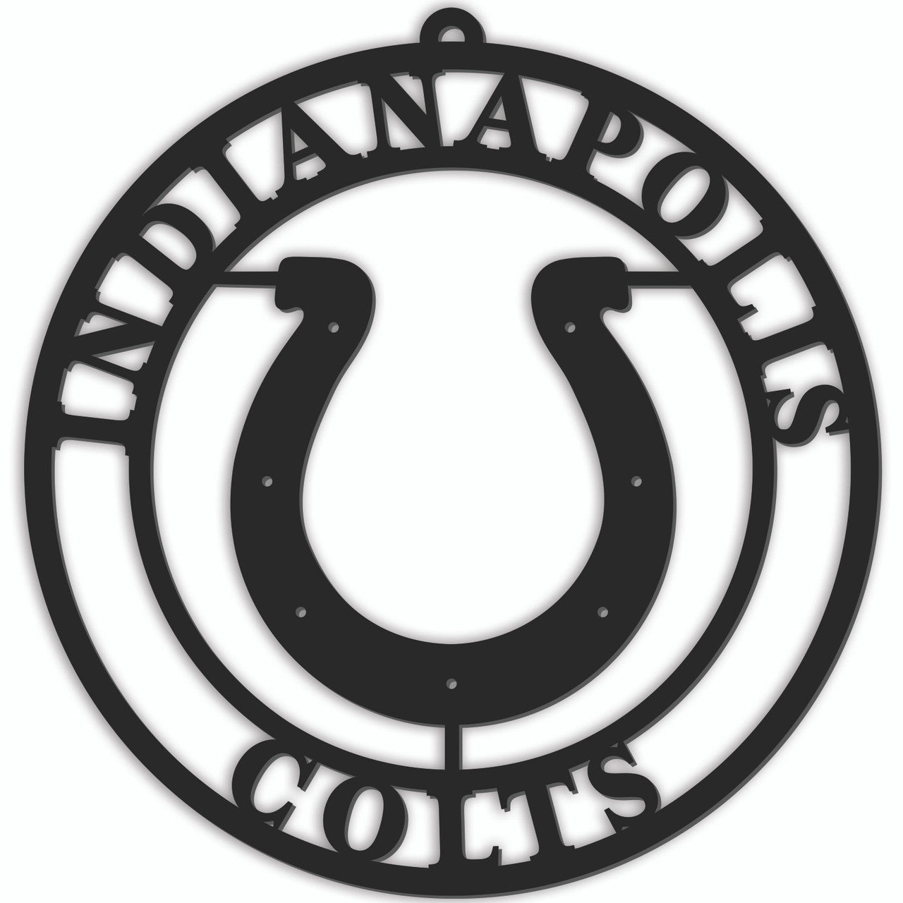 Indianapolis Colts Sign Door Hanger 16 Inch - Sports Collectibles, Sports Memorabilia, Sports Fan Shop, Sports Gifts