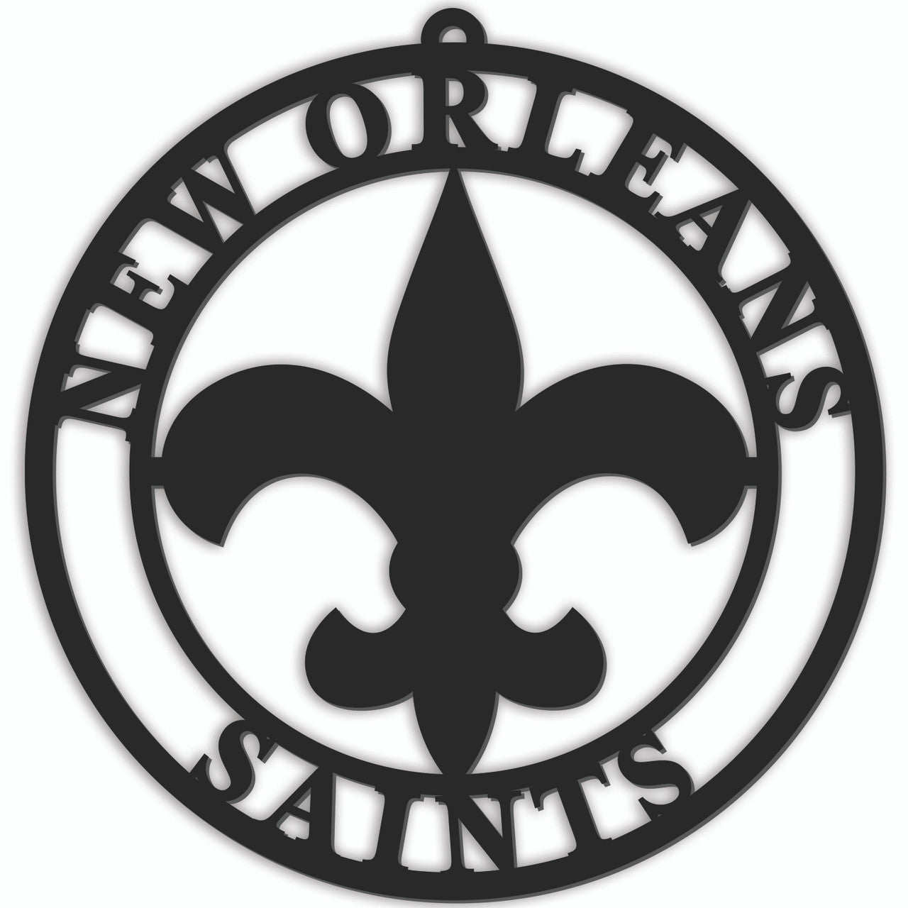 New Orleans Saints Sign Door Hanger 16 Inch - Sports Collectibles, Sports Memorabilia, Sports Fan Shop, Sports Gifts