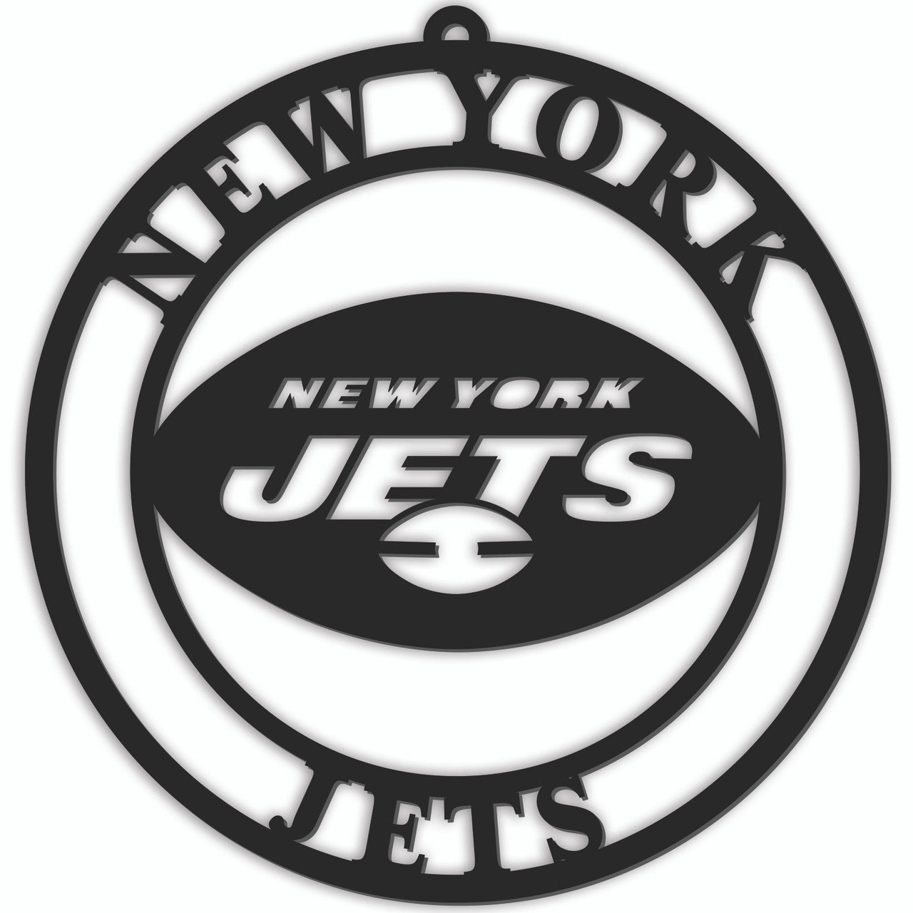 New York Jets Sign Door Hanger 16 Inch - Sports Collectibles, Sports Memorabilia, Sports Fan Shop, Sports Gifts