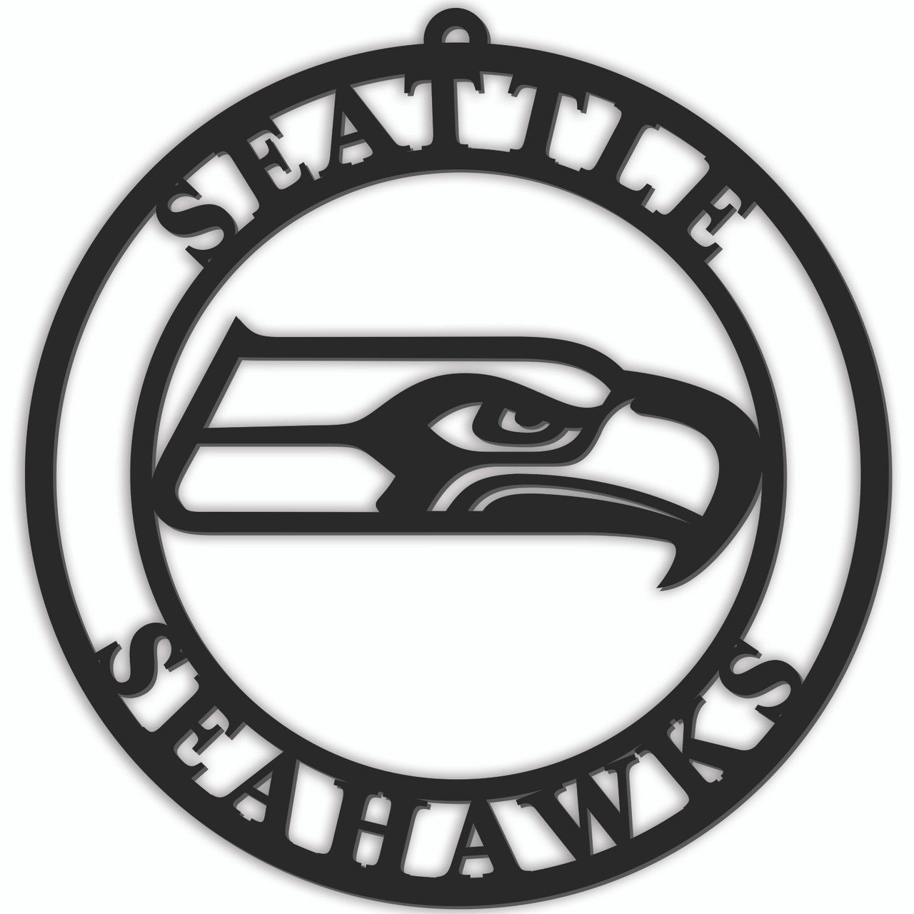 Seattle Seahawks Sign Door Hanger 16 Inch - Sports Collectibles, Sports Memorabilia, Sports Fan Shop, Sports Gifts