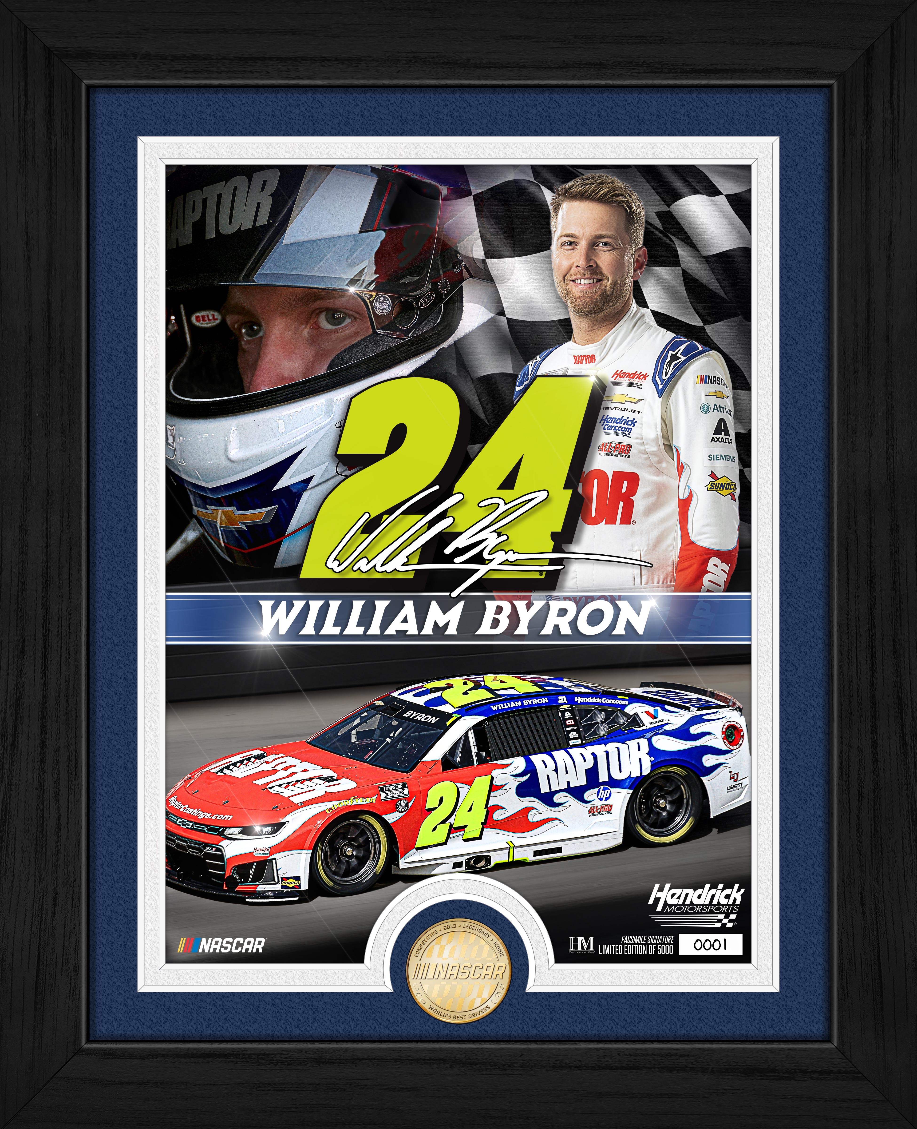 NASCAR William Byron Hendrick Motorsports Bronze Coin Photo Mint