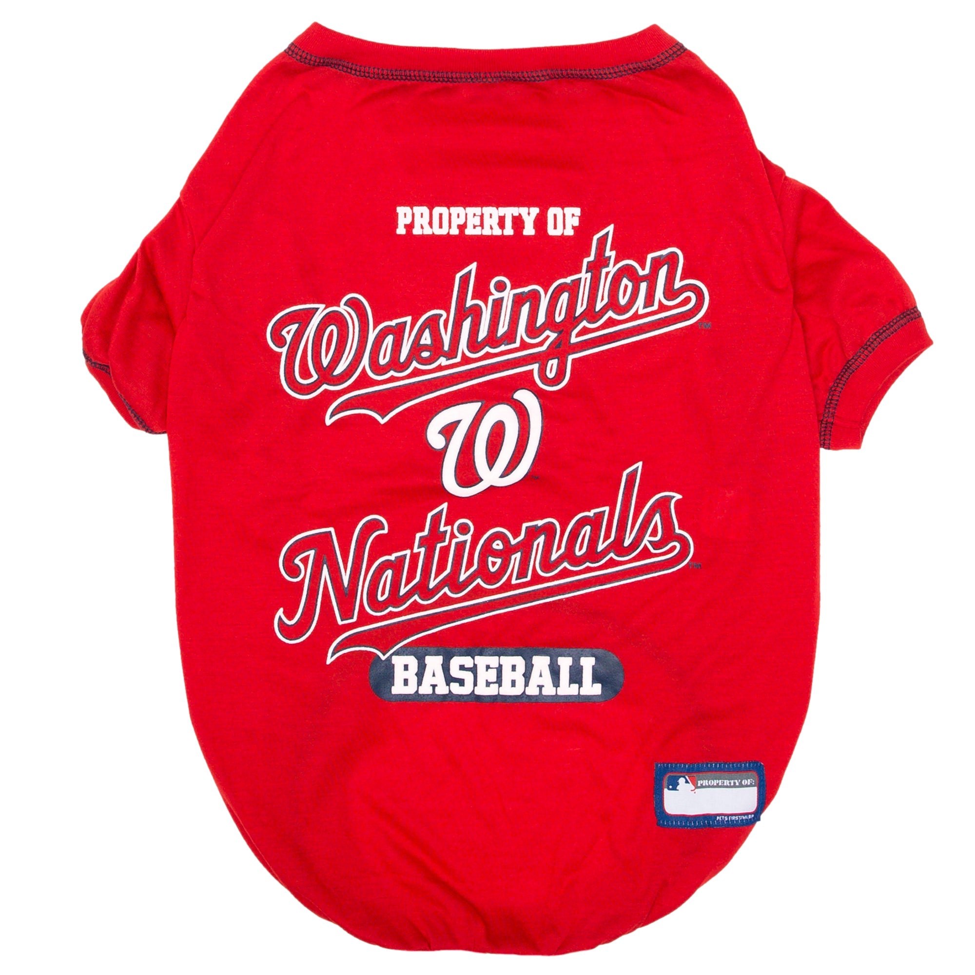 Washington Nationals Dog Tee Pets First - Sports Collectibles, Sports Memorabilia, Sports Fan Shop, Sports Gifts