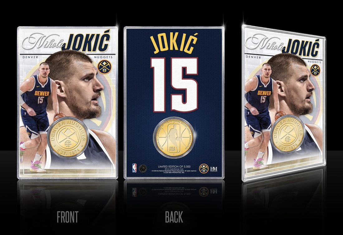 Nikola Jokic Denver Nuggets Bronze Coin Card