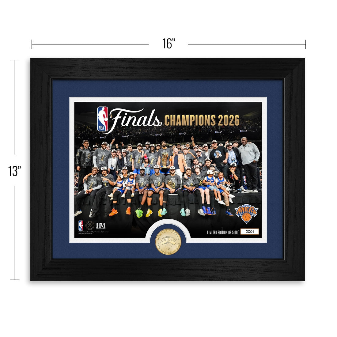 New York Knicks 2026 NBA Champions Celebration Bronze Coin Photo Mint - Sports Gifts, Sports Memorabilia, Sports Collectibles, Fan Shop