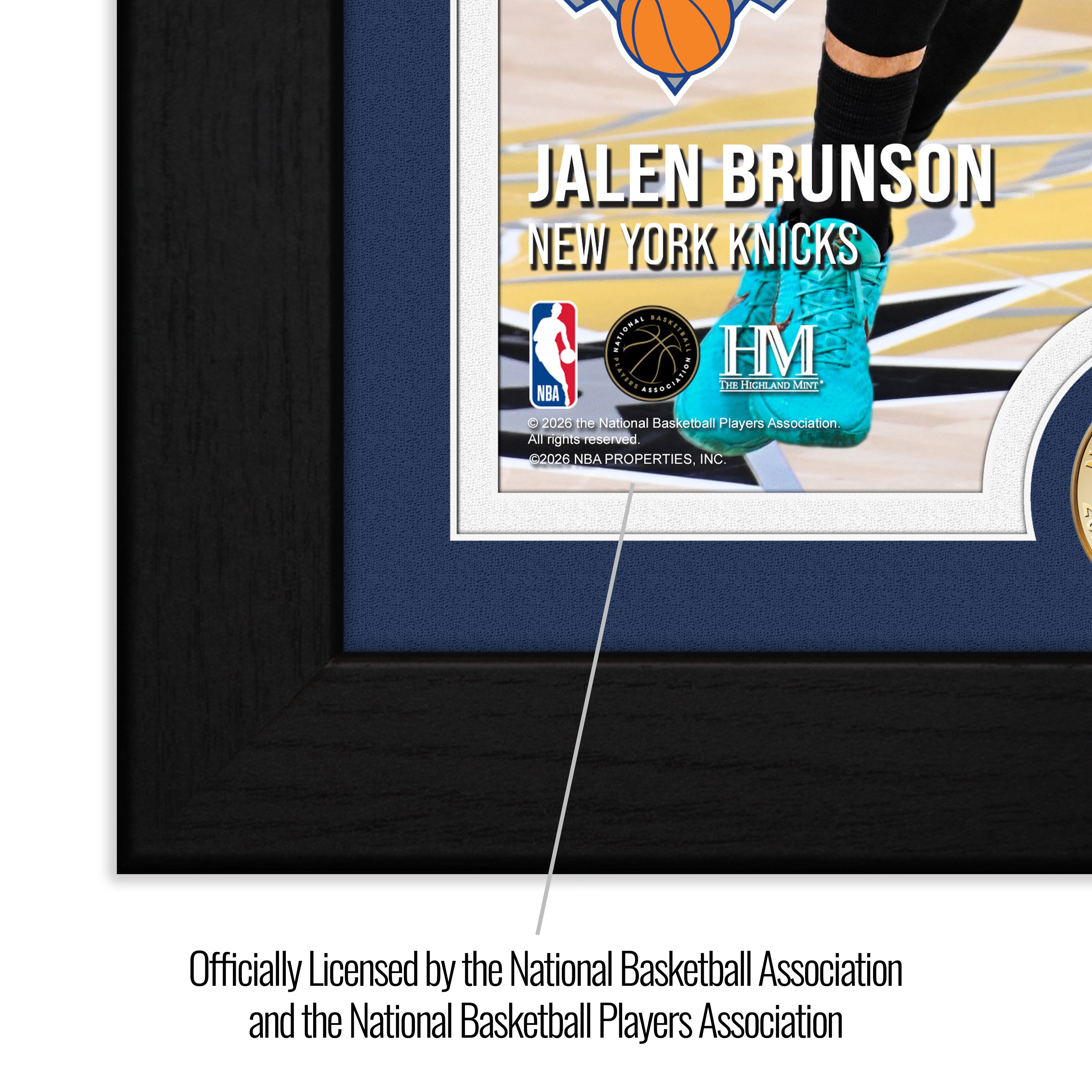 Jalen Brunson New York Knicks 2026 NBA Finals MVP Award Bronze Coin Photo Mint - Sports Gifts, Sports Memorabilia, Sports Collectibles, Fan Shop