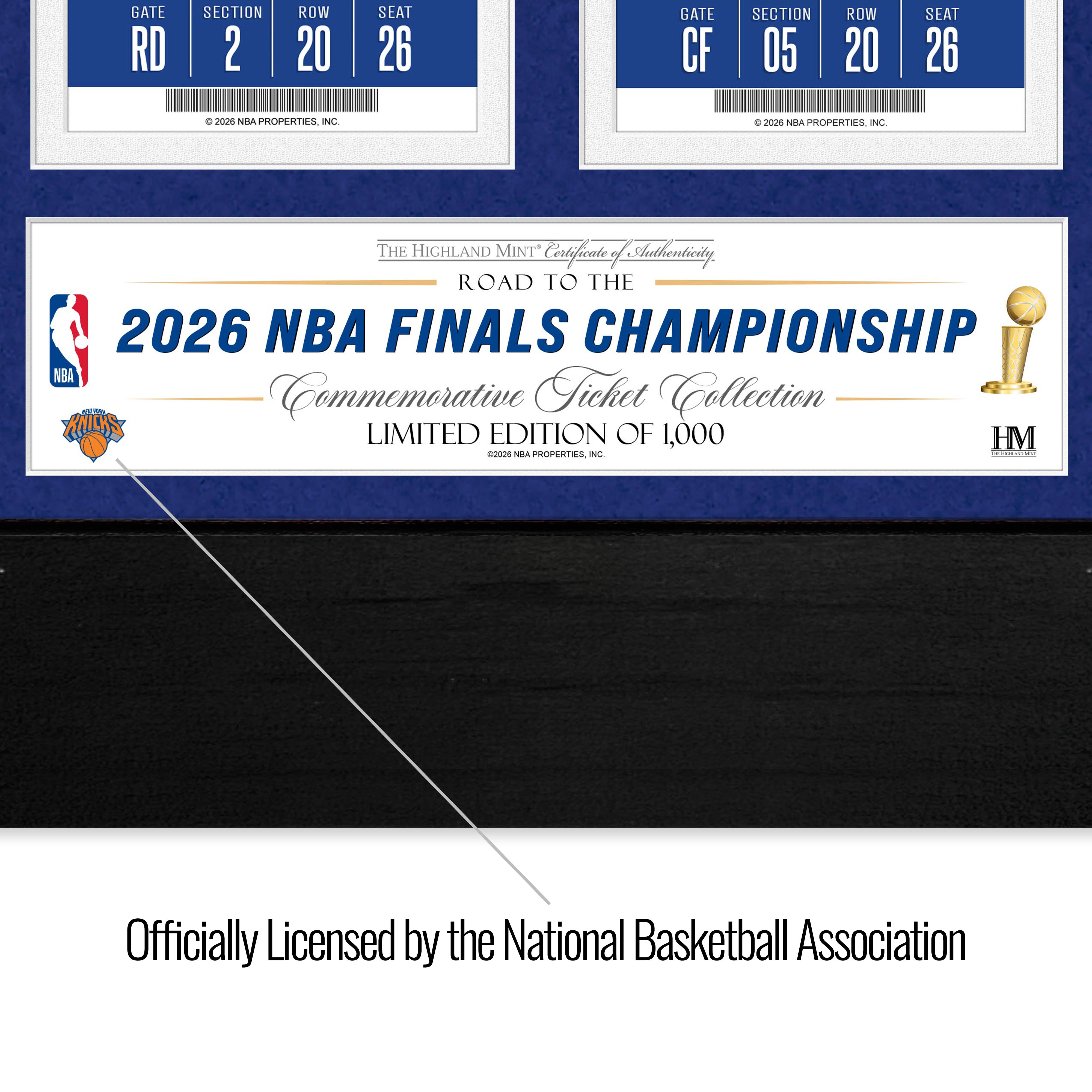 New York Knicks Deluxe 2026 Road to the NBA Championship Gold Coin Ticket Collection - Sports Gifts, Sports Memorabilia, Sports Collectibles, Fan Shop
