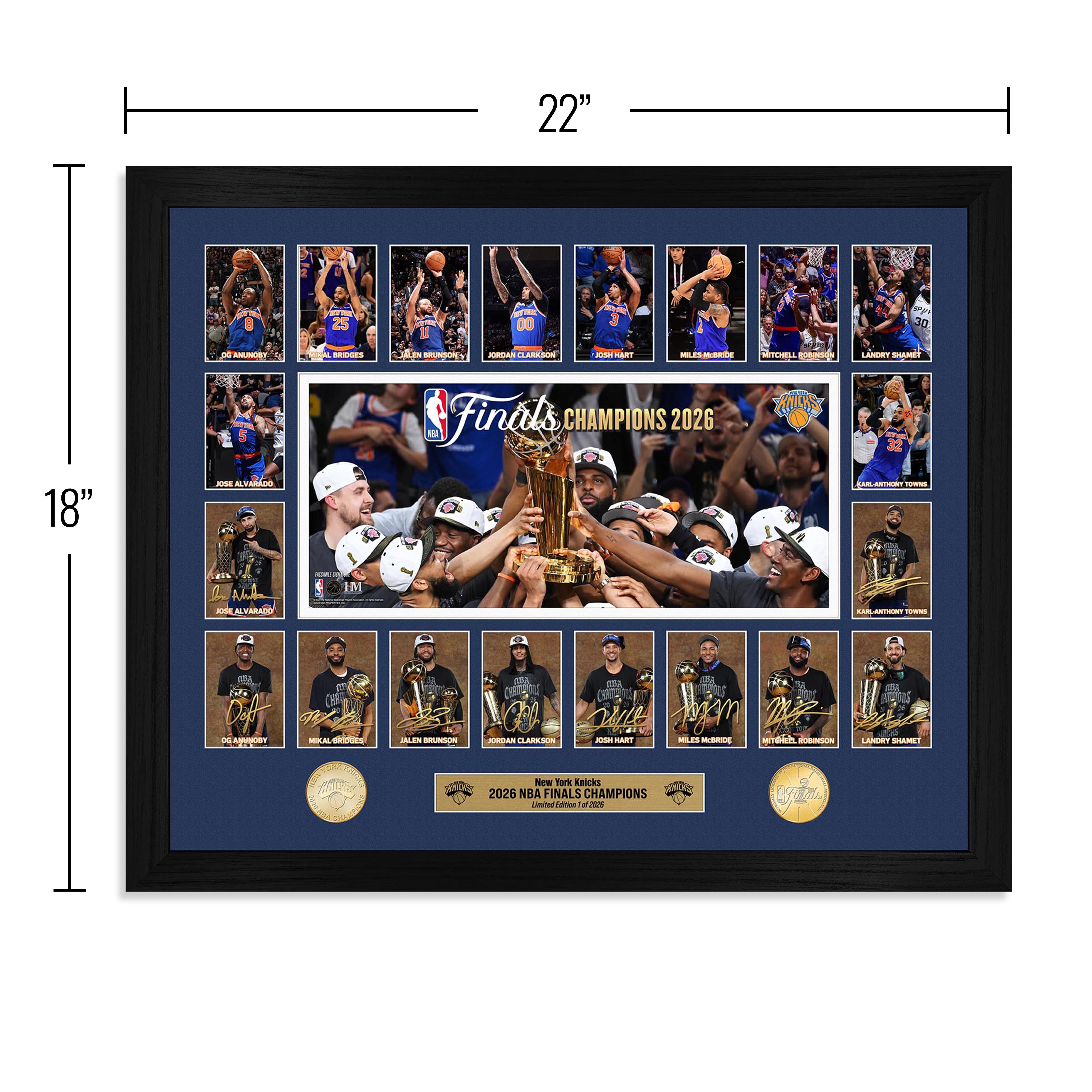 New York Knicks 2026 NBA Champions Memorable Moments Bronze Coin Photo Mint - Sports Gifts, Sports Memorabilia, Sports Collectibles, Fan Shop