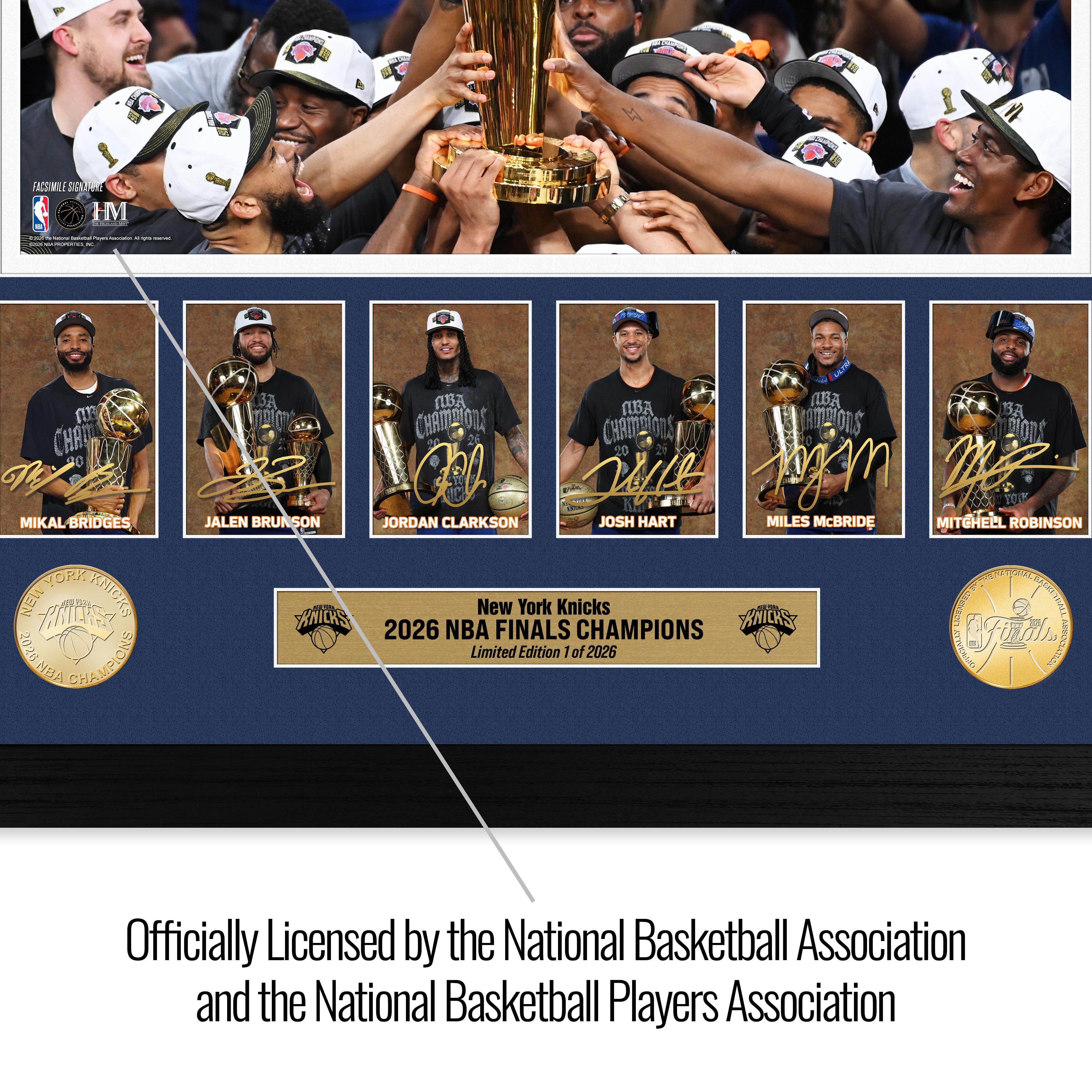 New York Knicks 2026 NBA Champions Memorable Moments Bronze Coin Photo Mint - Sports Gifts, Sports Memorabilia, Sports Collectibles, Fan Shop