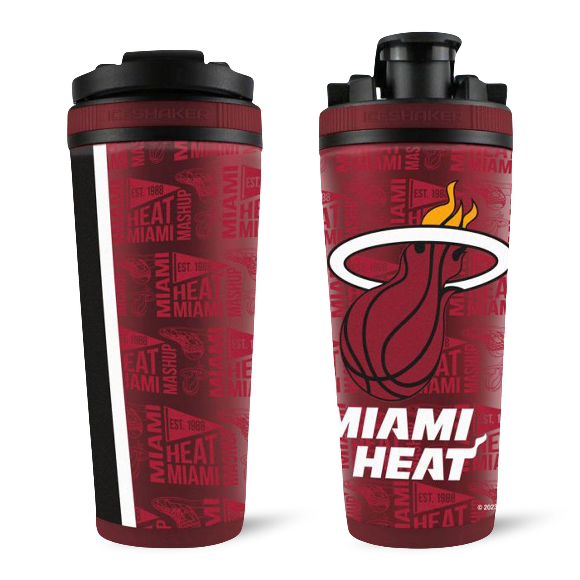 Officially Licensed Miami Heat 4D Ice Shaker - Sports Gifts, Sports Memorabilia, Sports Collectibles, Fan Shop