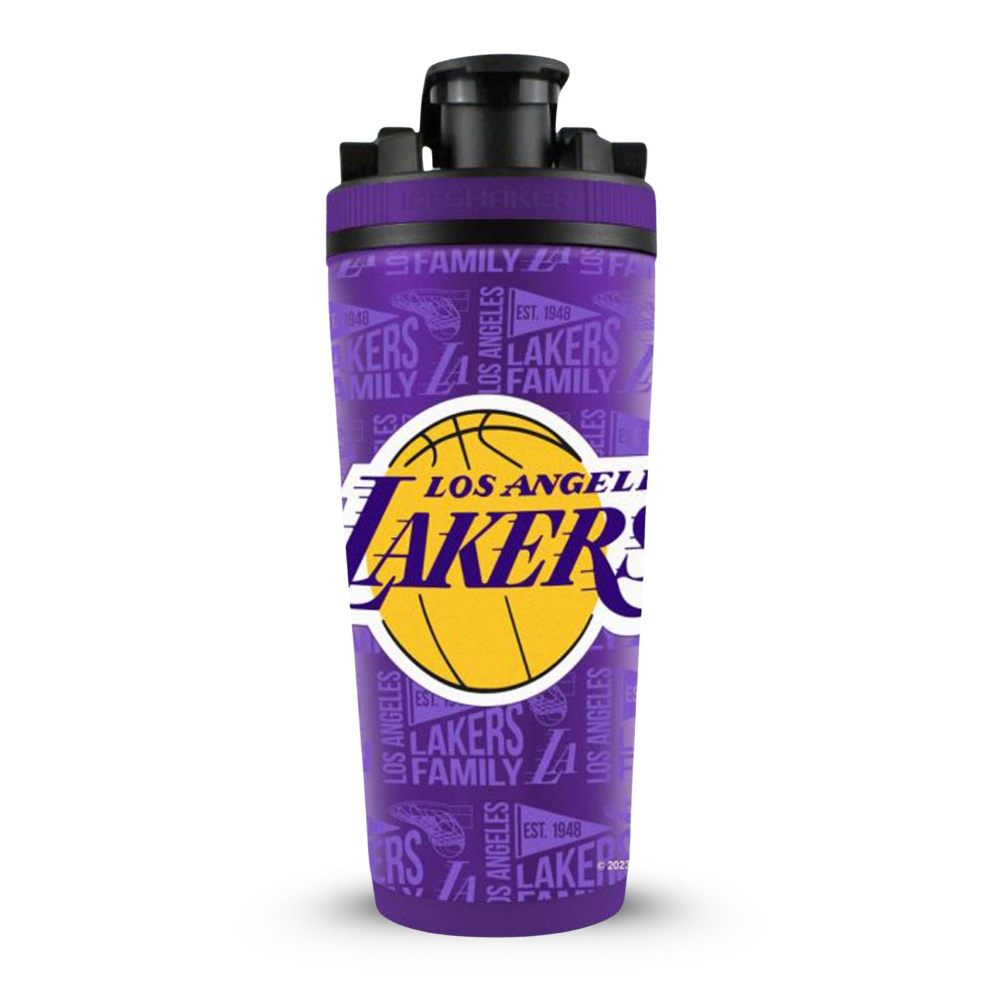 Officially Licensed Los Angeles Lakers 4D Ice Shaker - Sports Gifts, Sports Memorabilia, Sports Collectibles, Fan Shop