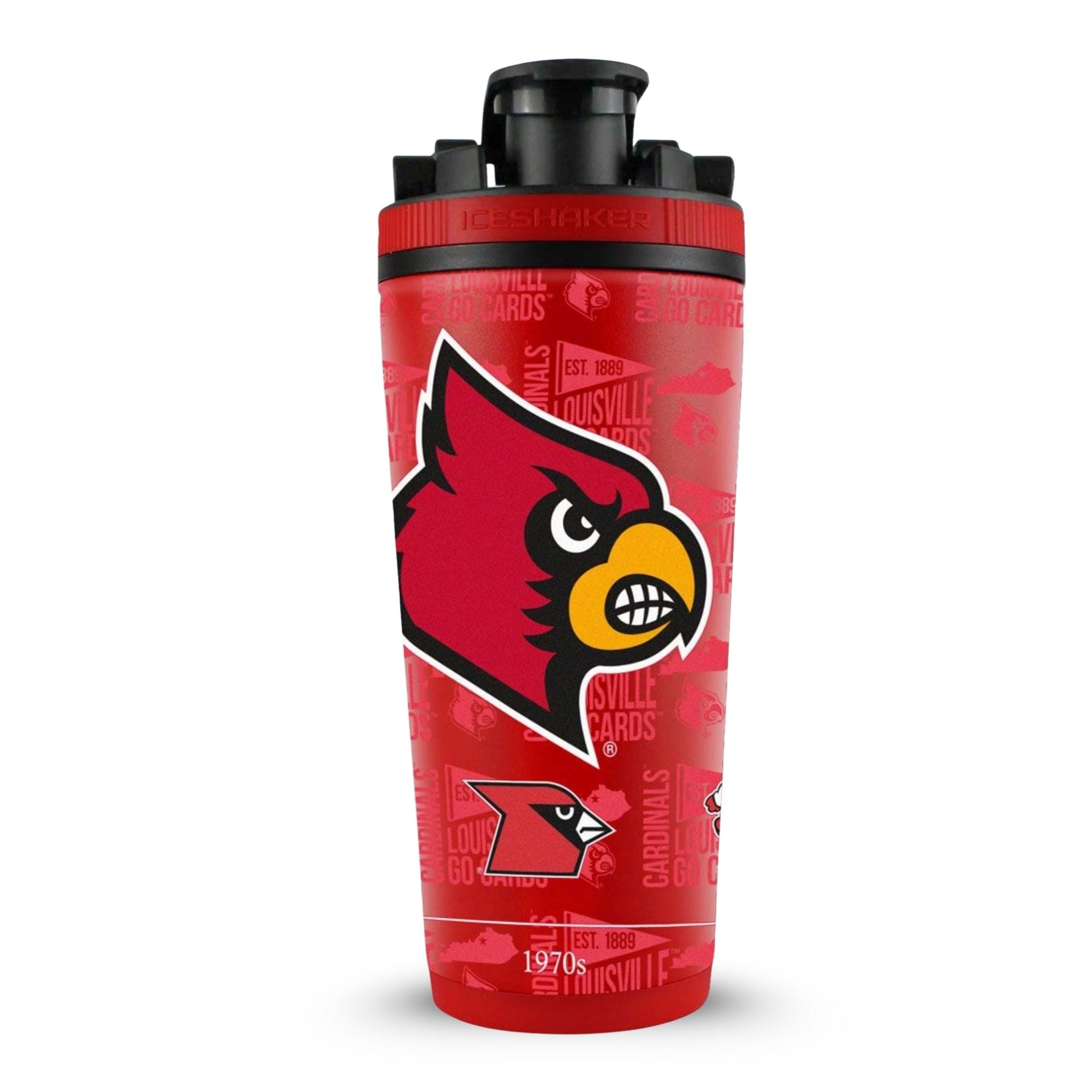 Officially Licensed University of Louisville 26oz Ice Shaker - Sports Gifts, Sports Memorabilia, Sports Collectibles, Fan Shop
