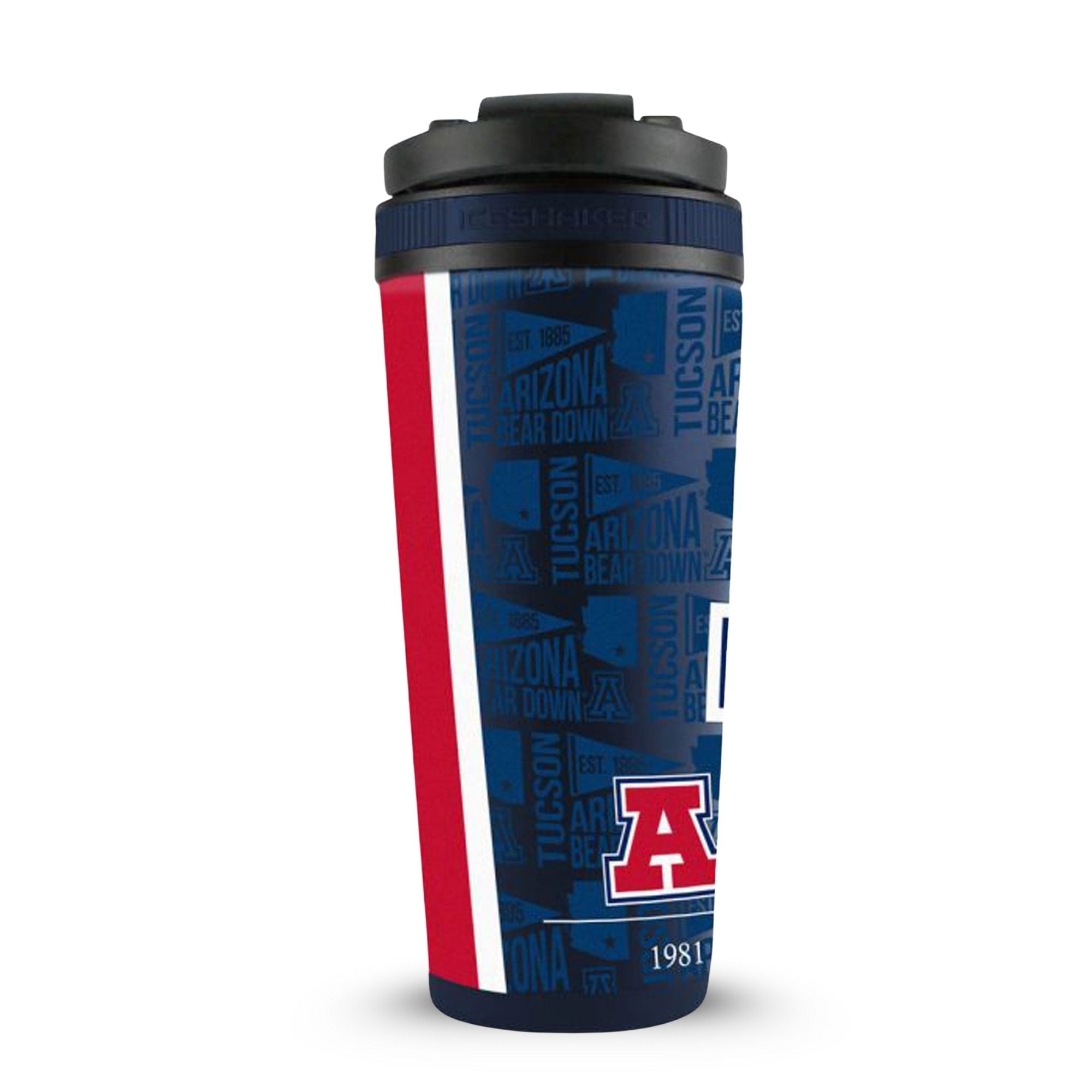 Officially Licensed University of Arizona 26oz Ice Shaker - Sports Gifts, Sports Memorabilia, Sports Collectibles, Fan Shop