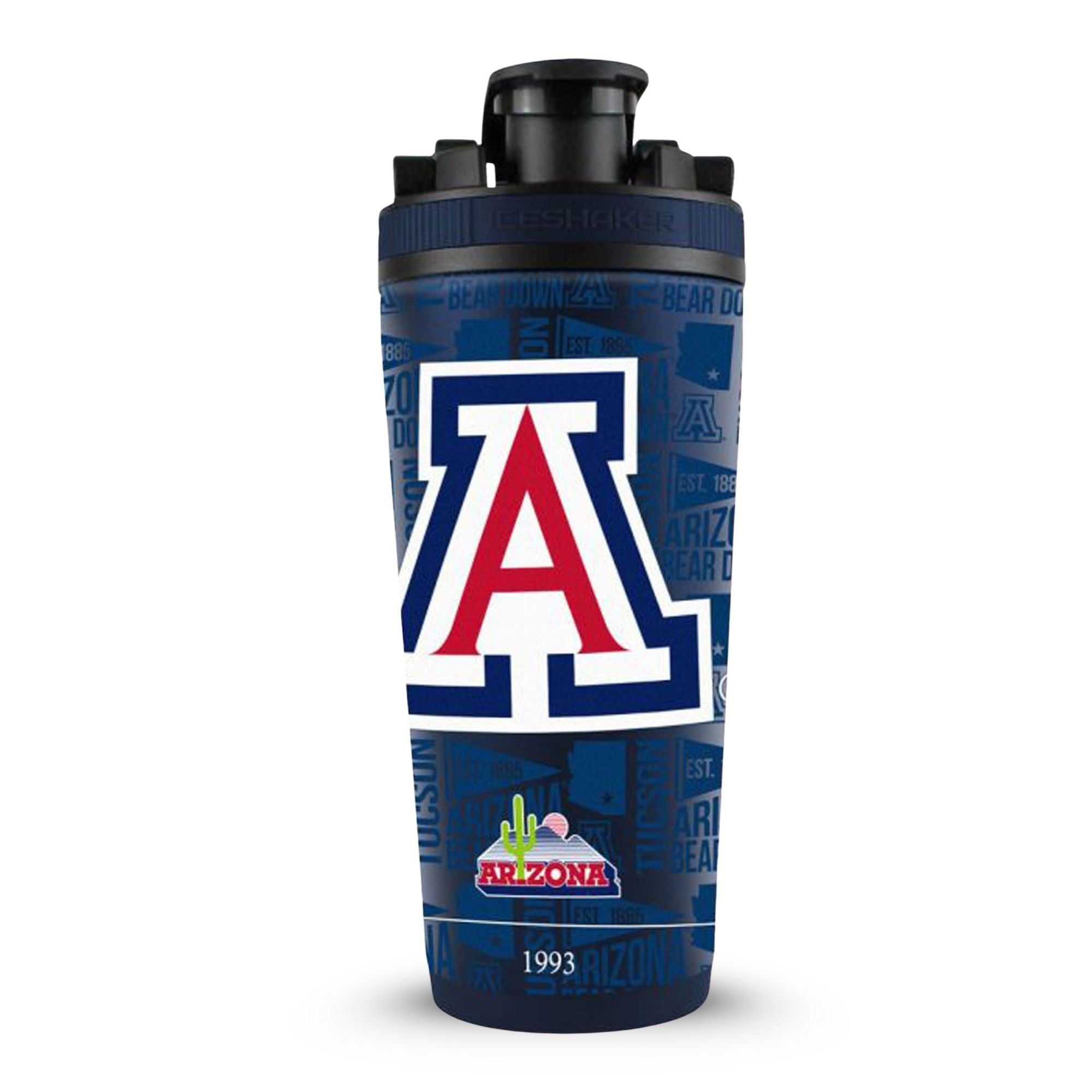 Officially Licensed University of Arizona 26oz Ice Shaker - Sports Gifts, Sports Memorabilia, Sports Collectibles, Fan Shop