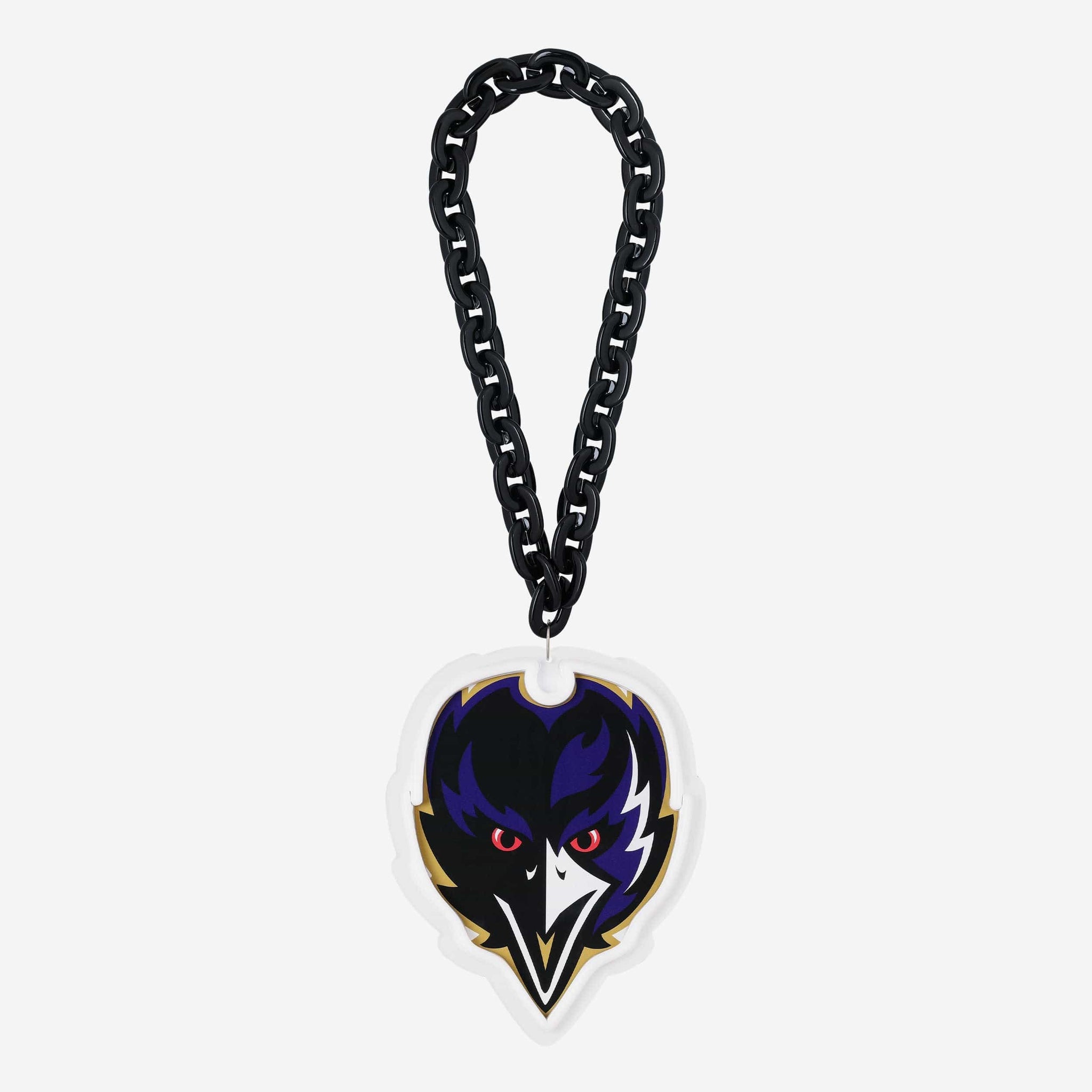 Baltimore Ravens Neon Light Up Big Logo Chain - Sports Collectibles, Sports Memorabilia, Sports Fan Shop, Sports Gifts