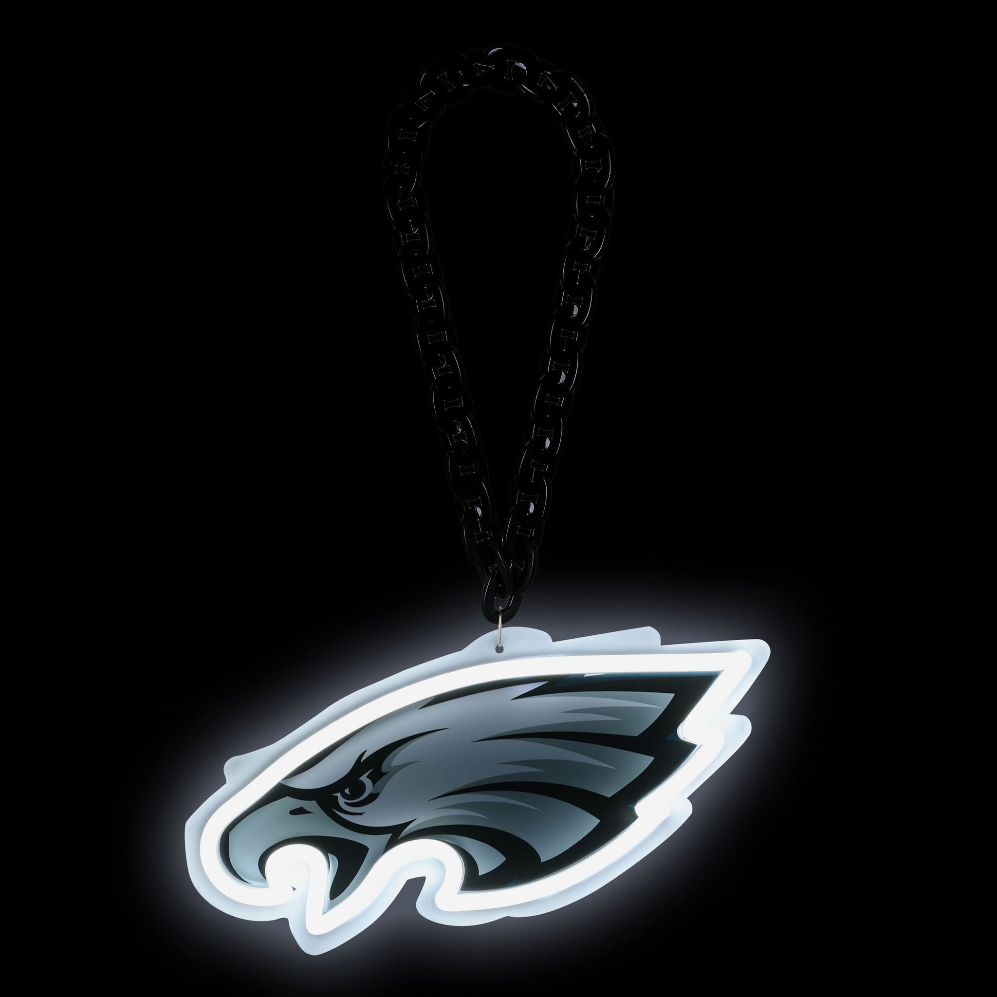 Philadelphia Eagles Neon Light Up Big Logo Chain - Sports Collectibles, Sports Memorabilia, Sports Fan Shop, Sports Gifts