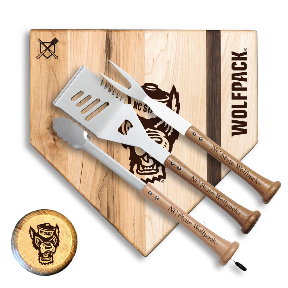 North Carolina State University "SILVER SLUGGER" Combo Set - Sports Collectibles, Sports Memorabilia, Sports Fan Shop, Sports Gifts