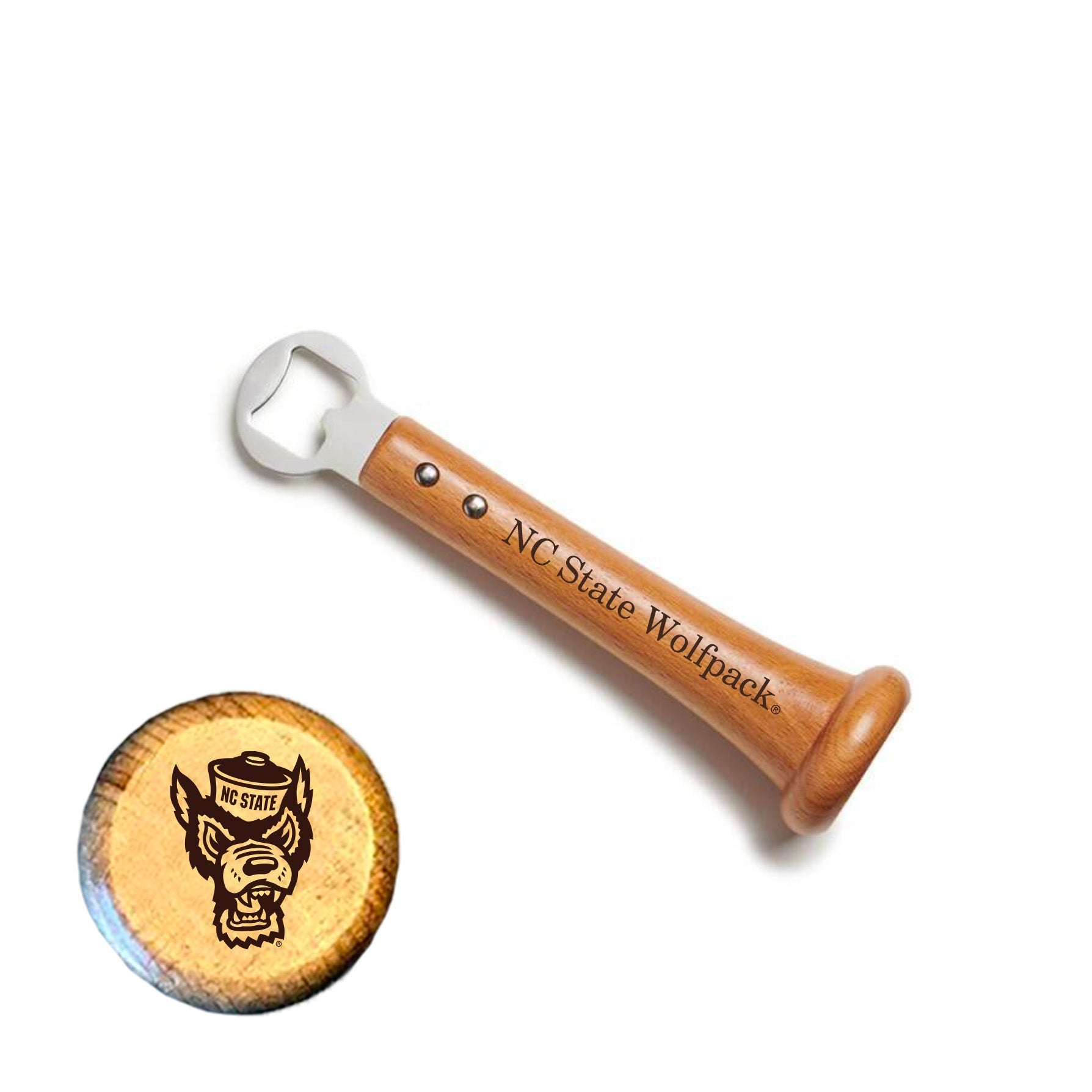 North Carolina State University "PICKOFF" Bottle Opener - Sports Collectibles, Sports Memorabilia, Sports Fan Shop, Sports Gifts