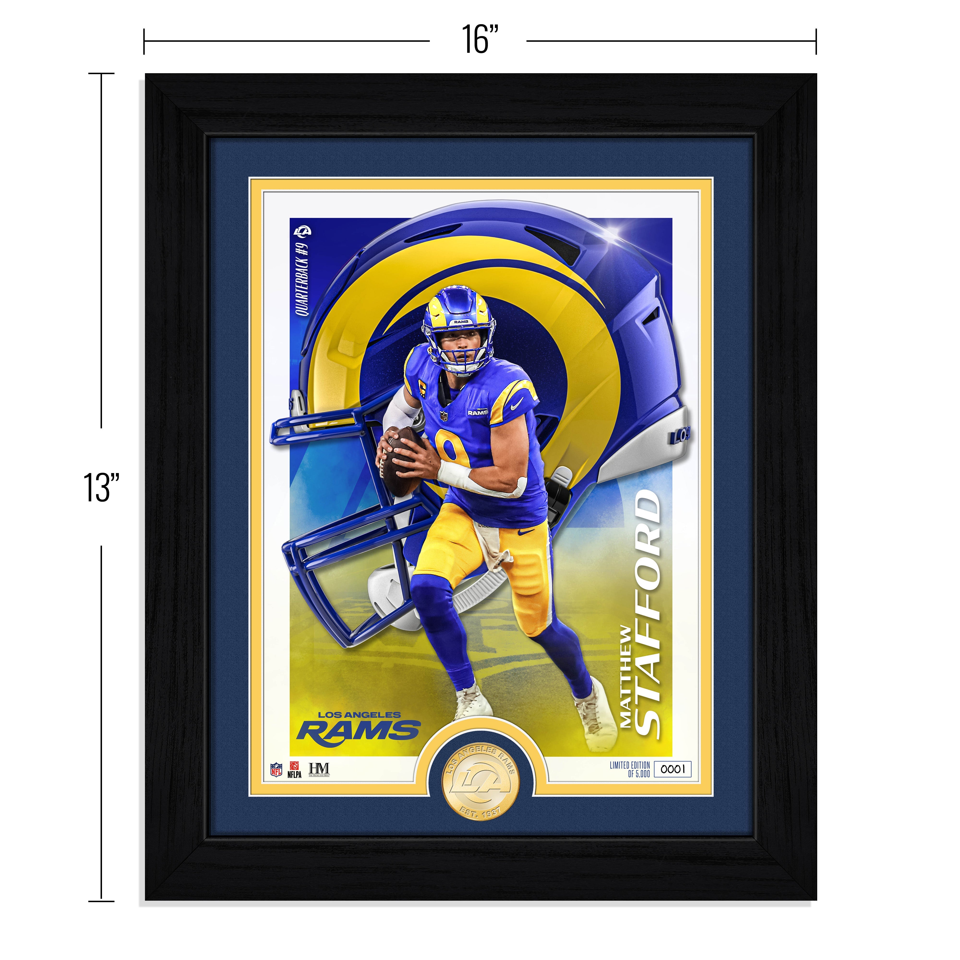 Matt Stafford Challenger Bronze Coin Photo Mint - Sports Gifts, Sports Memorabilia, Sports Collectibles, Fan Shop