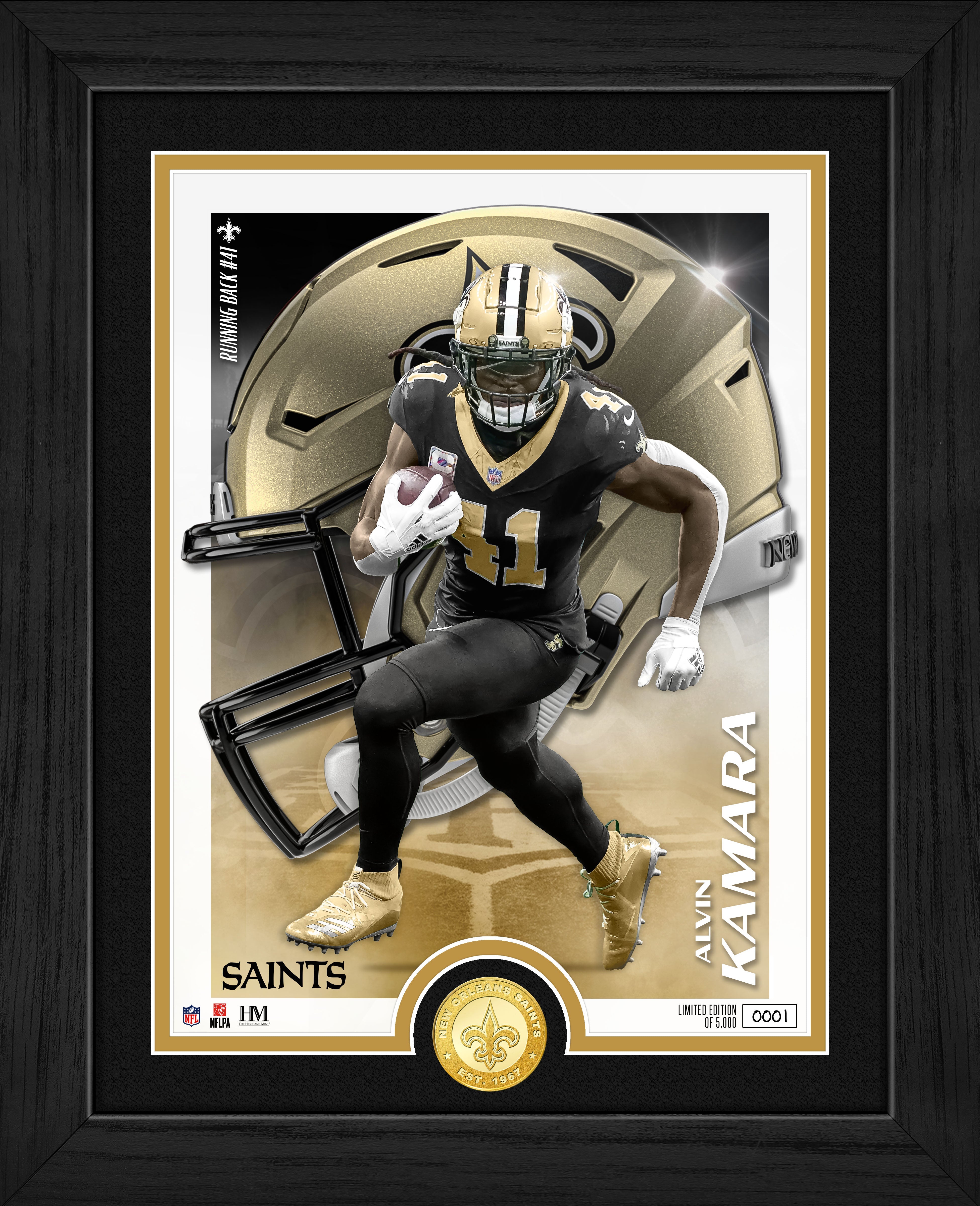 Alvin Kamara Challenger Bronze Coin Photo Mint