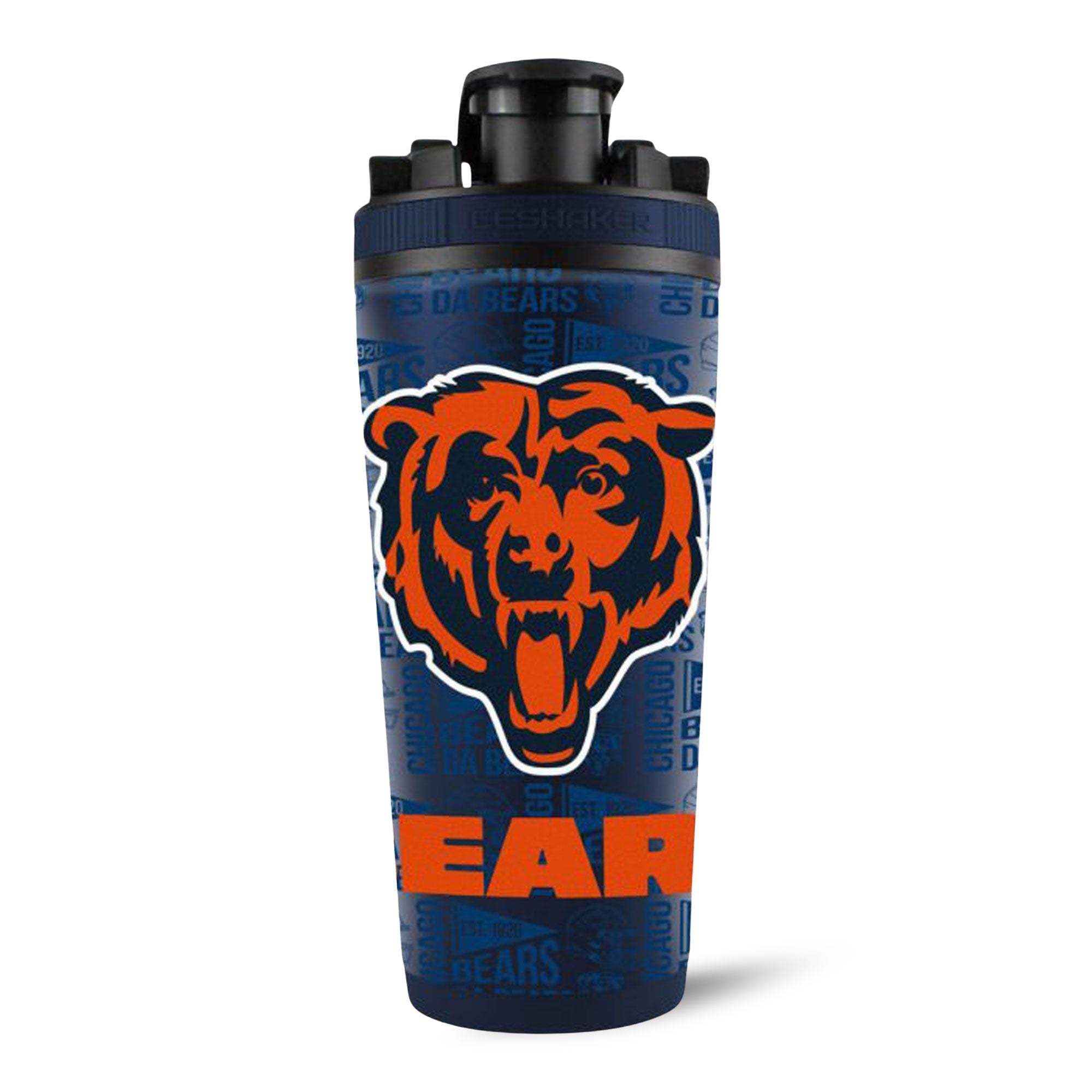 Officially Licensed Chicago Bears 26oz Ice Shaker - Sports Gifts, Sports Memorabilia, Sports Collectibles, Fan Shop