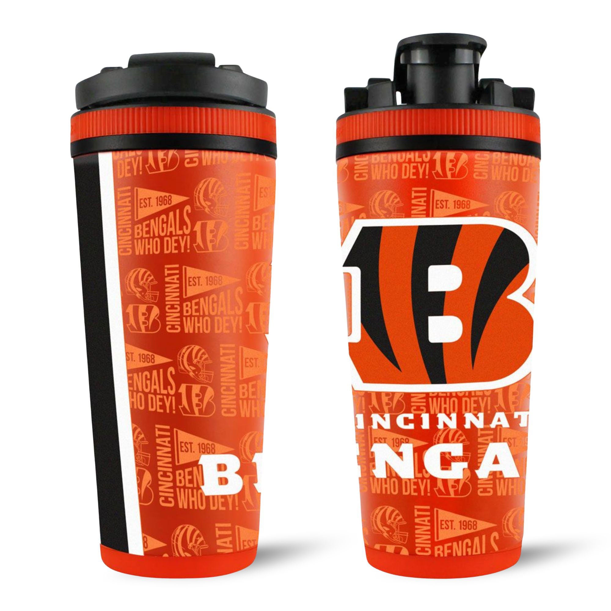 Officially Licensed Cincinnati Bengals 4D Ice Shaker - Sports Gifts, Sports Memorabilia, Sports Collectibles, Fan Shop