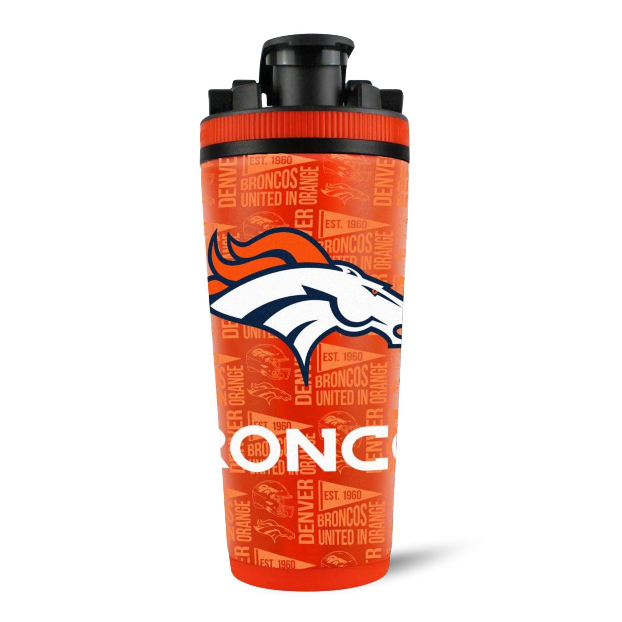 Officially Licensed Denver Broncos 4D Ice Shaker - Sports Gifts, Sports Memorabilia, Sports Collectibles, Fan Shop