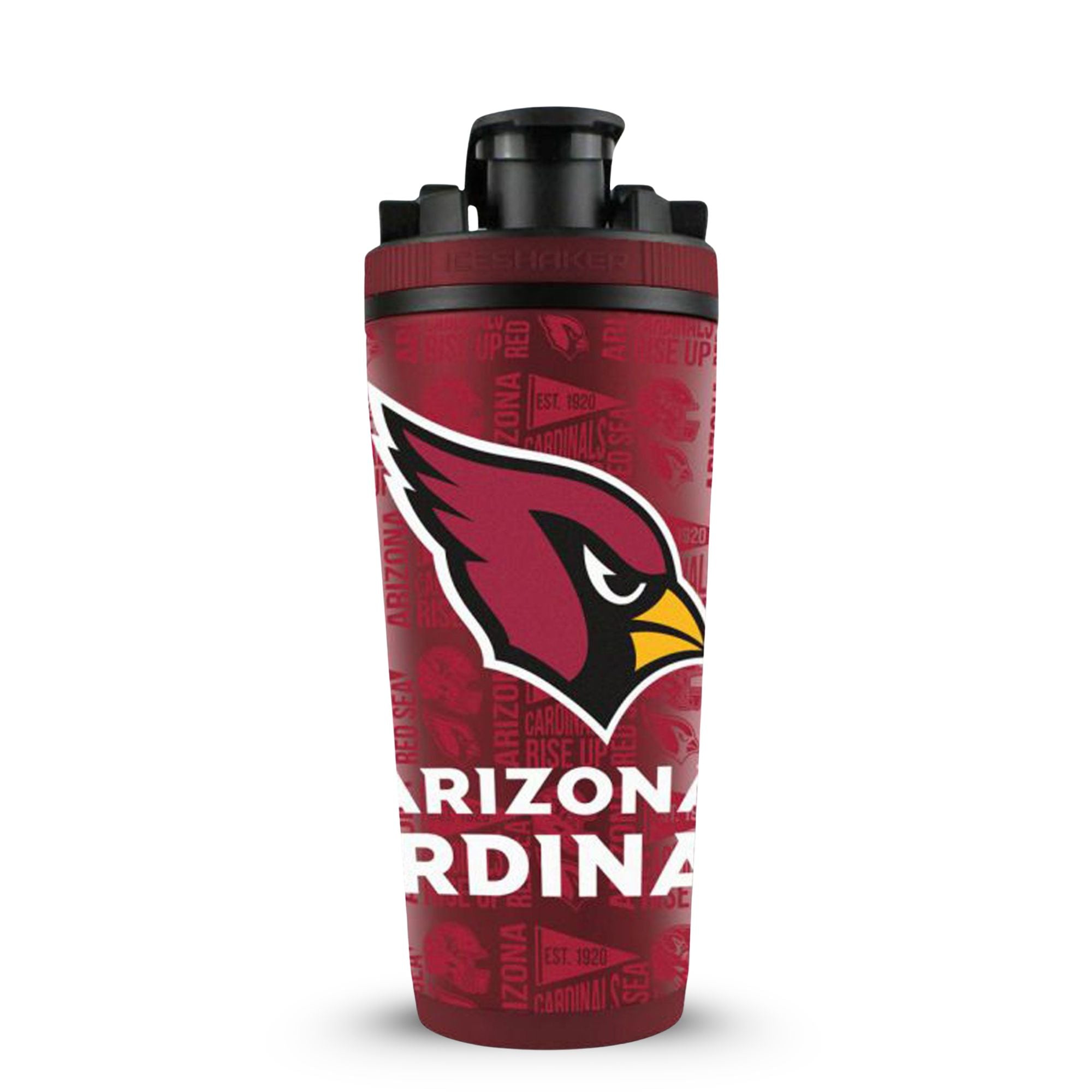 Officially Licensed Arizona Cardinals 26oz Ice Shaker - Sports Gifts, Sports Memorabilia, Sports Collectibles, Fan Shop