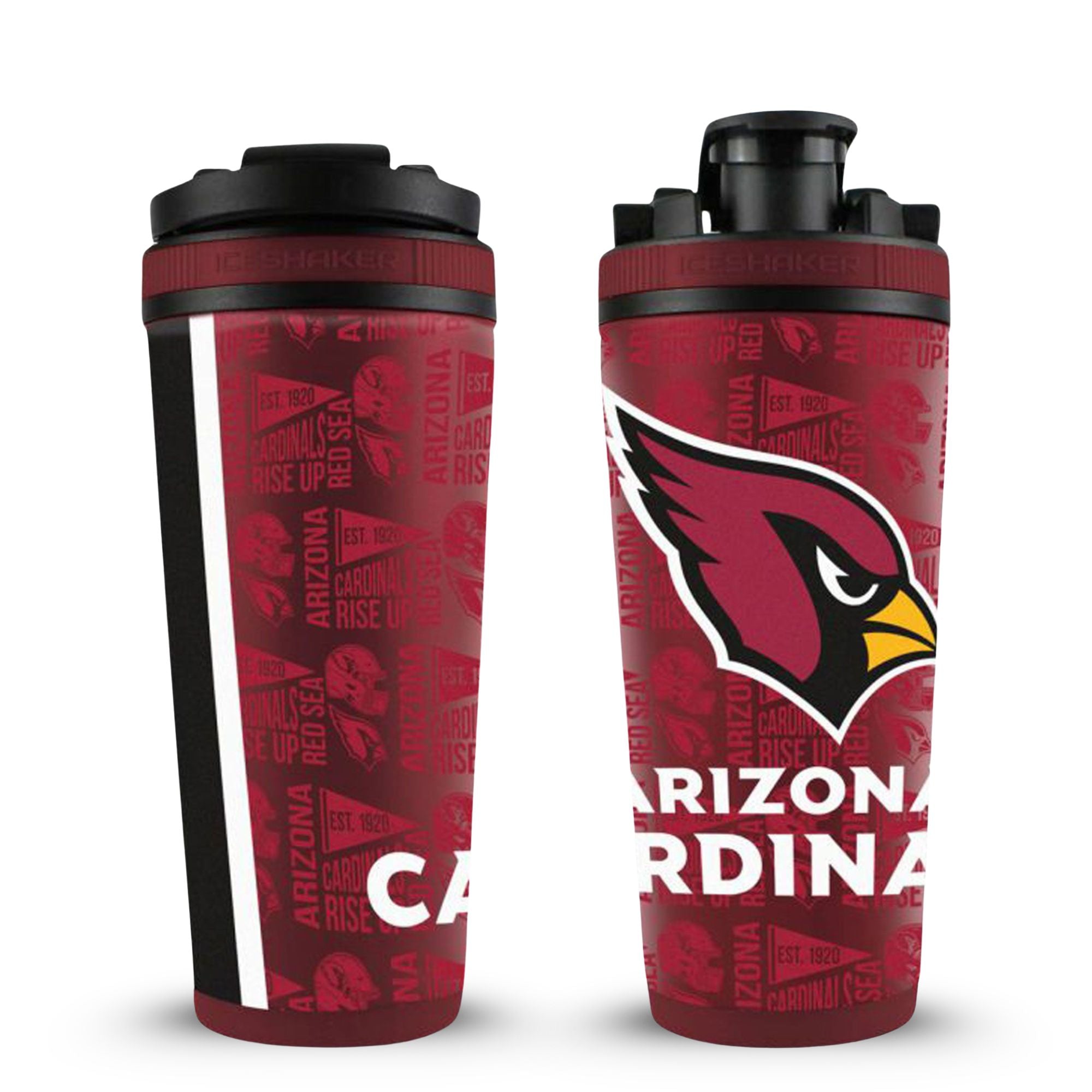 Officially Licensed Arizona Cardinals 26oz Ice Shaker - Sports Gifts, Sports Memorabilia, Sports Collectibles, Fan Shop