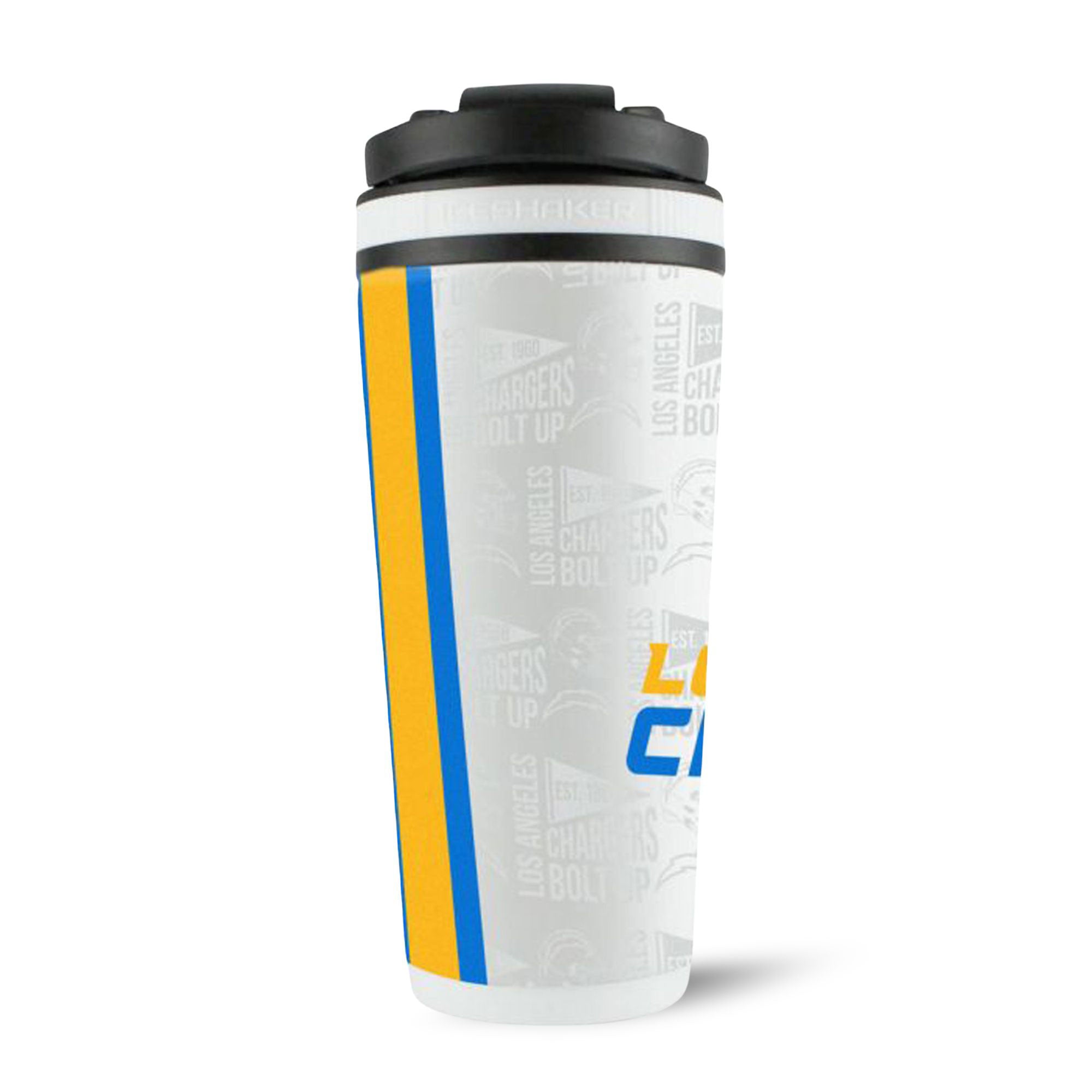 Officially Licensed Los Angeles Chargers 26oz Ice Shaker - Sports Gifts, Sports Memorabilia, Sports Collectibles, Fan Shop