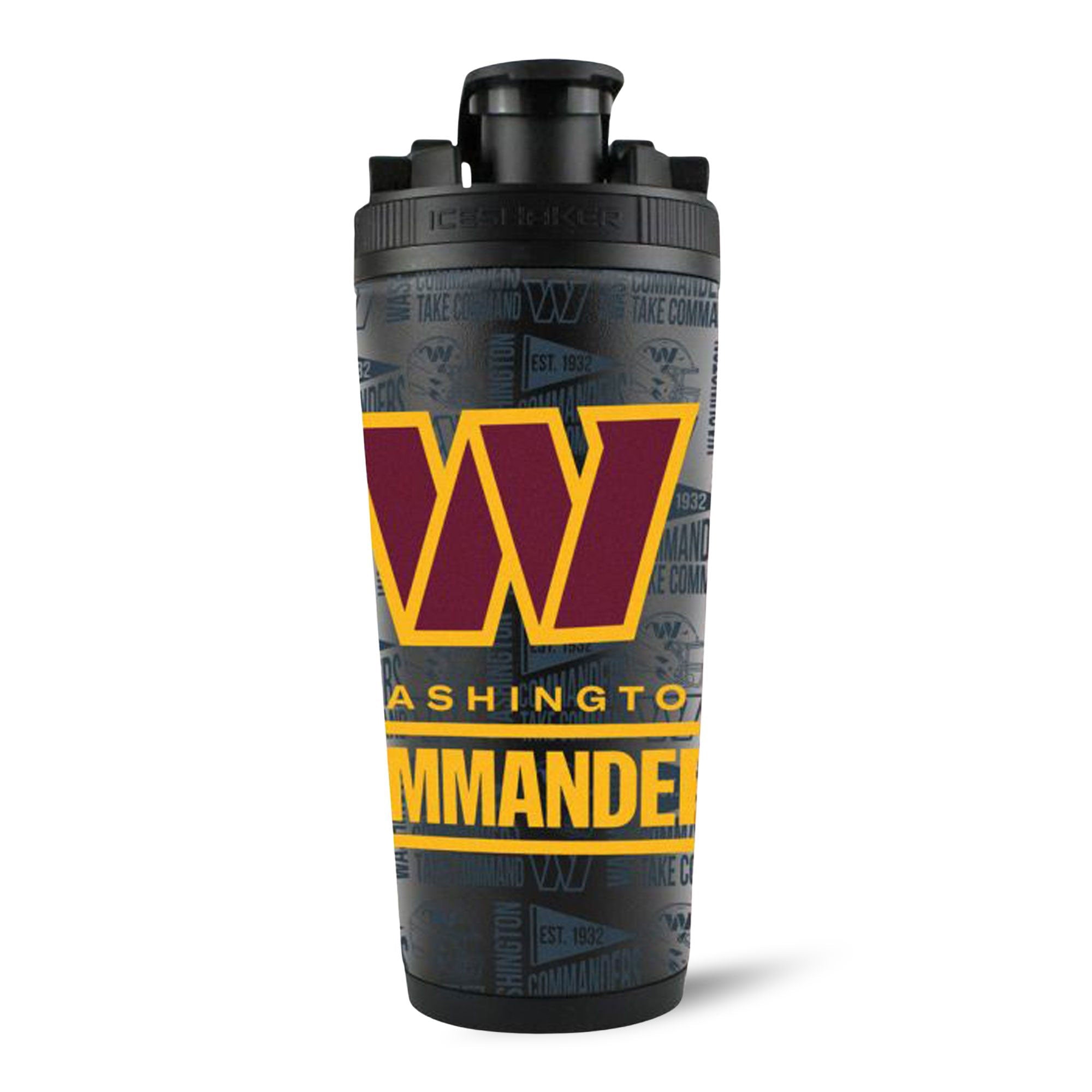 Officially Licensed Washington Commanders 4D Ice Shaker - Sports Gifts, Sports Memorabilia, Sports Collectibles, Fan Shop