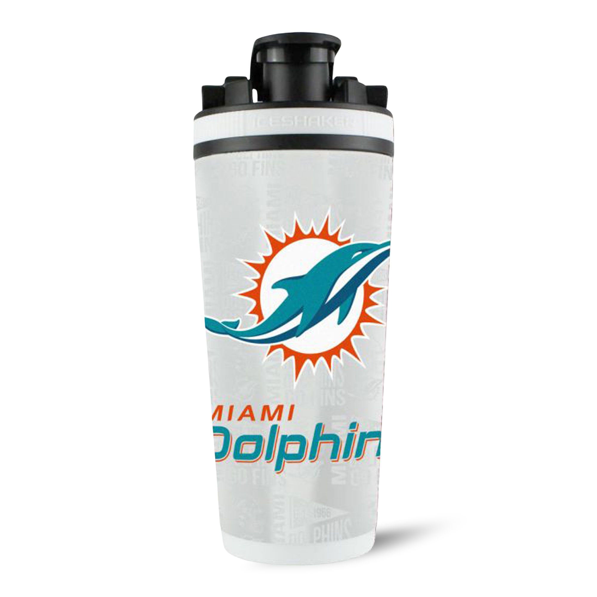 Officially Licensed Miami Dolphins 4D Ice Shaker - Sports Gifts, Sports Memorabilia, Sports Collectibles, Fan Shop