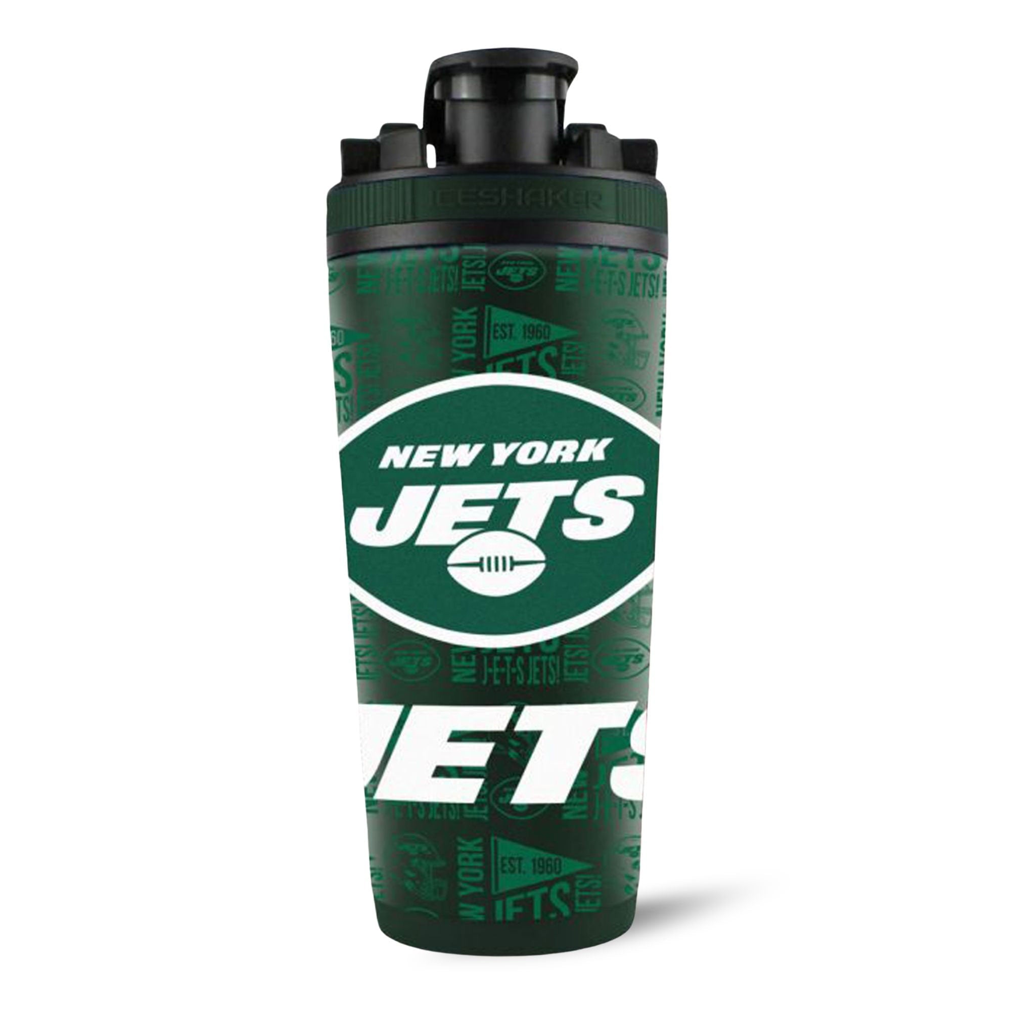 Officially Licensed New York Jets 4D Ice Shaker - Sports Gifts, Sports Memorabilia, Sports Collectibles, Fan Shop