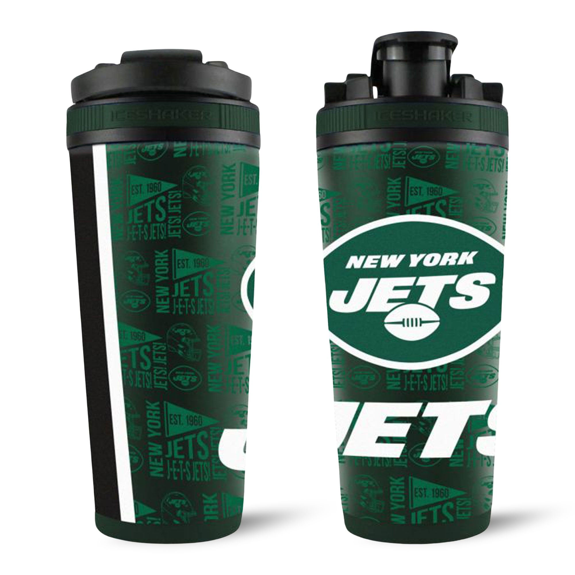 Officially Licensed New York Jets 4D Ice Shaker - Sports Gifts, Sports Memorabilia, Sports Collectibles, Fan Shop