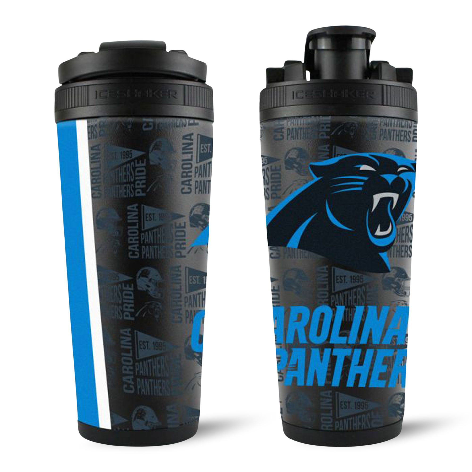 Officially Licensed Carolina Panthers 4D Ice Shaker - Sports Gifts, Sports Memorabilia, Sports Collectibles, Fan Shop