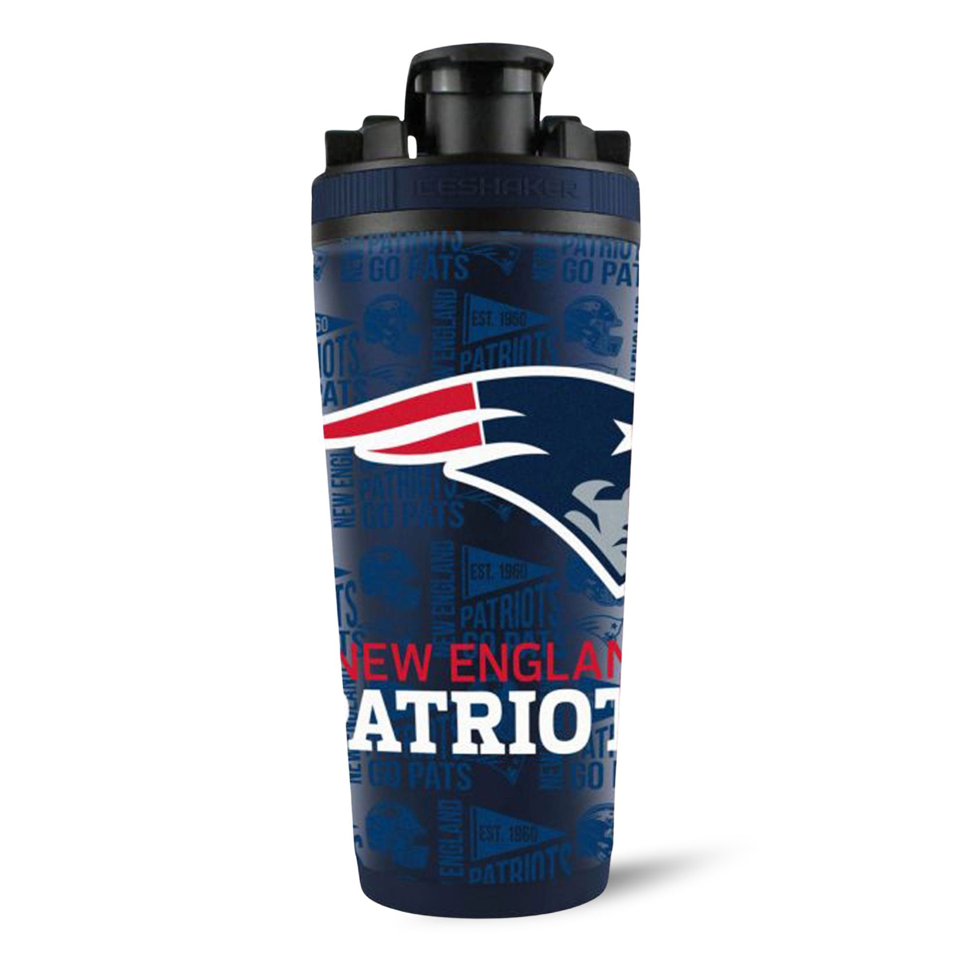 Officially Licensed New England Patriots 4D Ice Shaker - Sports Gifts, Sports Memorabilia, Sports Collectibles, Fan Shop