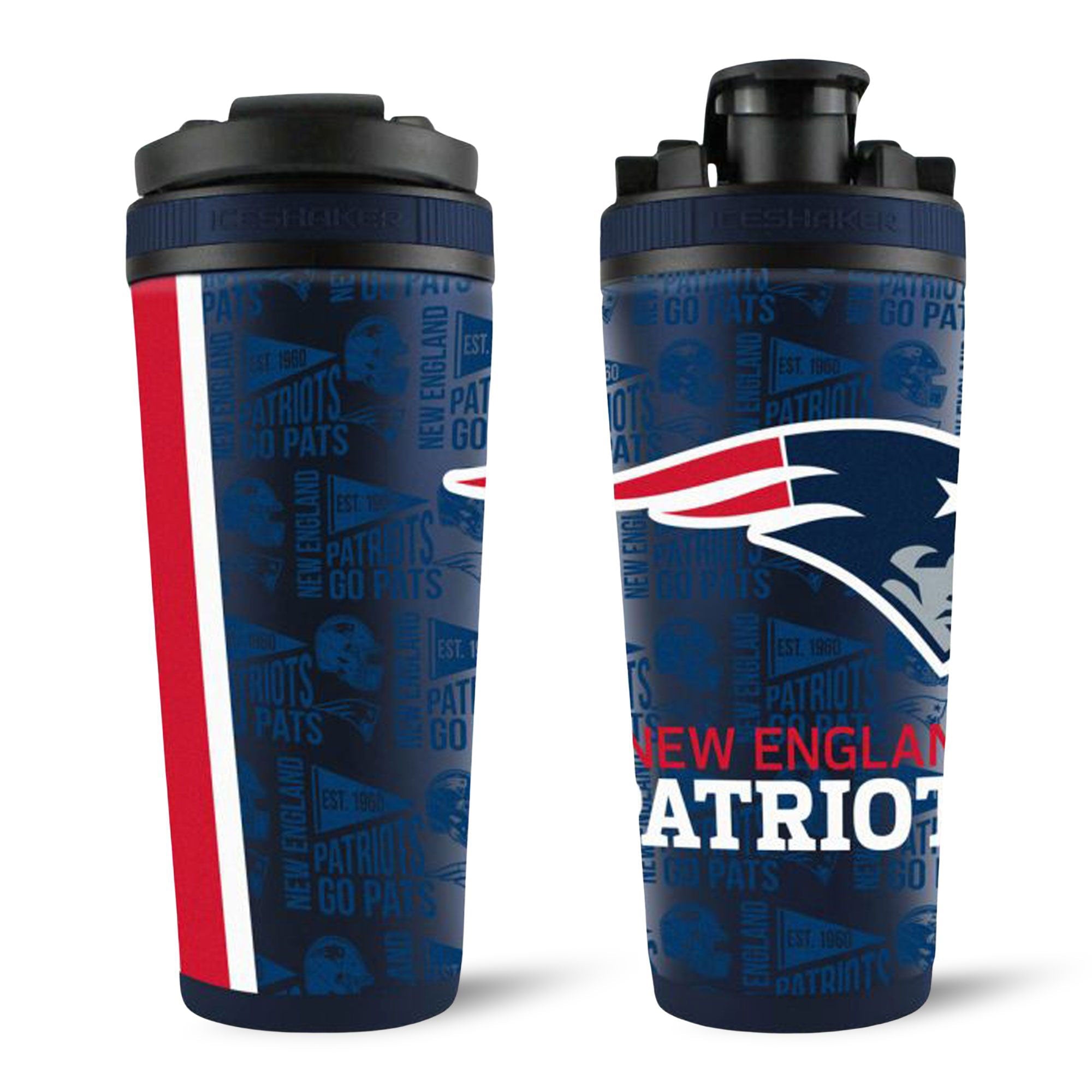 Officially Licensed New England Patriots 4D Ice Shaker - Sports Gifts, Sports Memorabilia, Sports Collectibles, Fan Shop