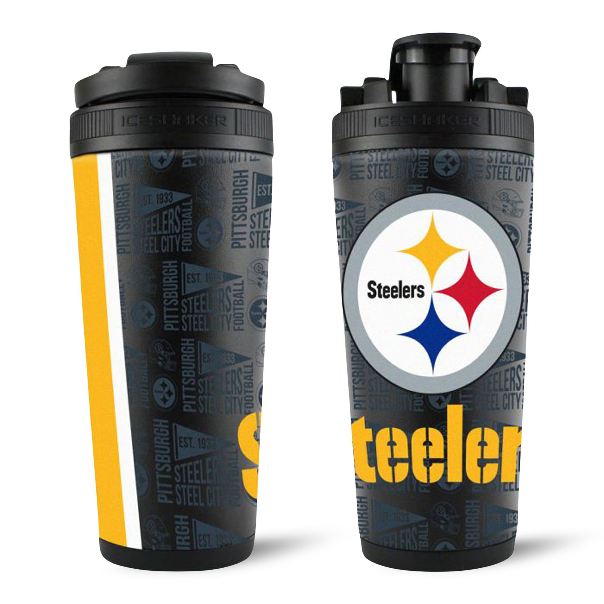 Officially Licensed Pittsburgh Steelers 4D Ice Shaker - Sports Gifts, Sports Memorabilia, Sports Collectibles, Fan Shop