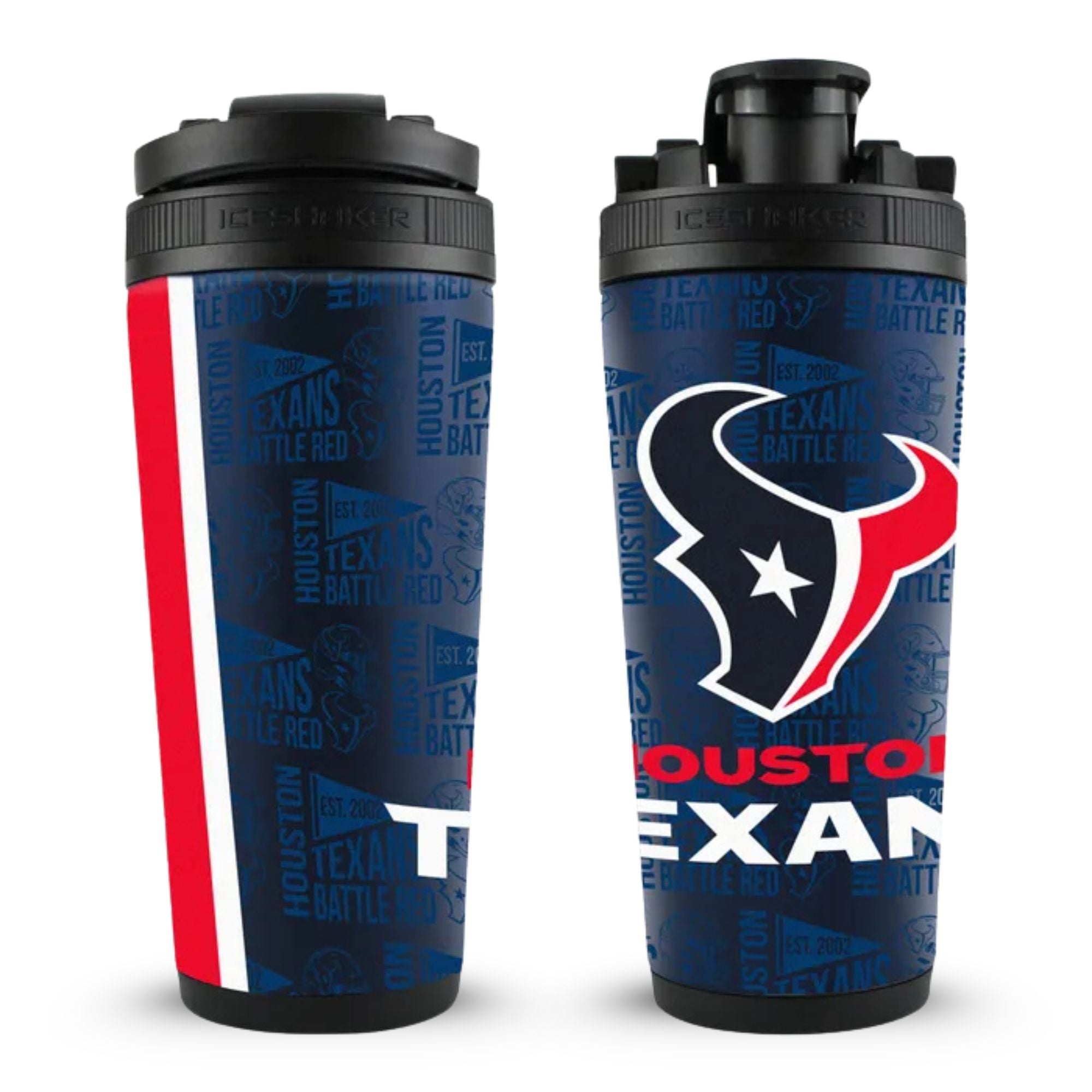 Officially Licensed Houston Texans 4D Ice Shaker - Sports Gifts, Sports Memorabilia, Sports Collectibles, Fan Shop