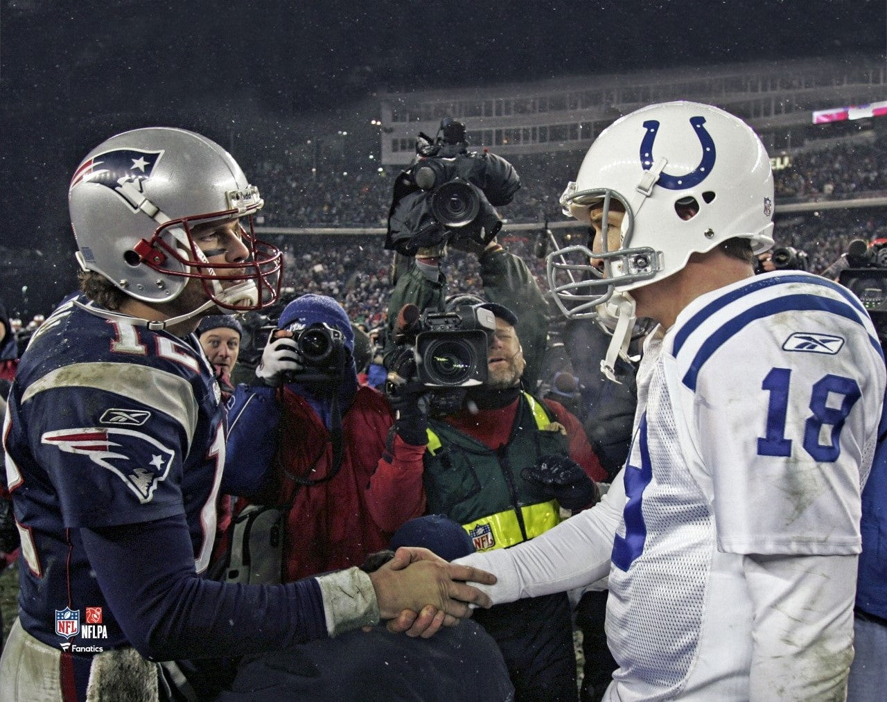 Tom Brady and Peyton Manning 8" x 10" Quarterback Legends Football Photo - Sports Collectibles, Sports Memorabilia, Sports Fan Shop, Sports Gifts
