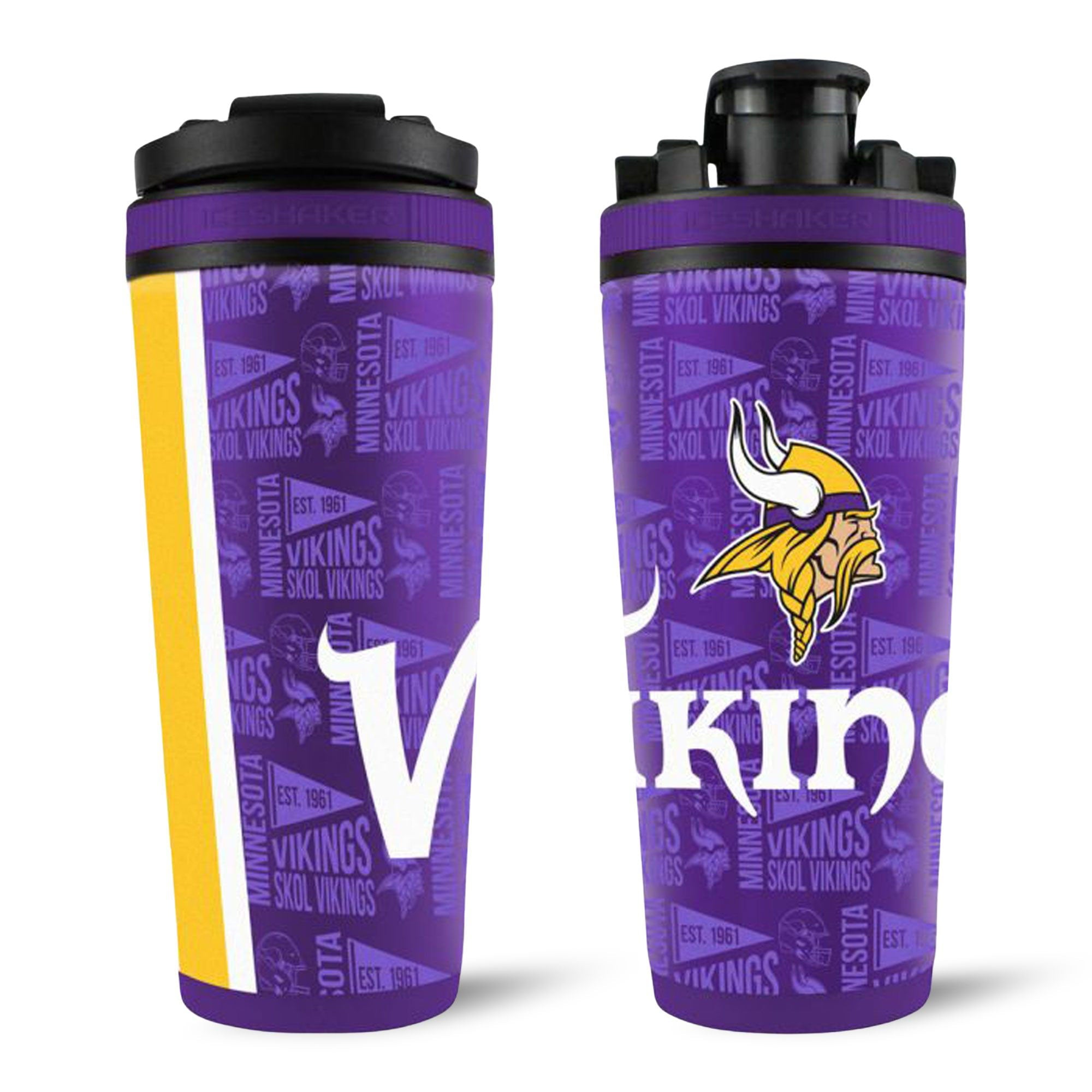 Officially Licensed Minnesota Vikings 4D Ice Shaker - Sports Gifts, Sports Memorabilia, Sports Collectibles, Fan Shop