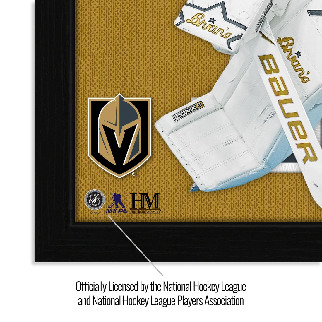 Carter Hart Vegas Golden Knights Impact Jersey Frame - Sports Gifts, Sports Memorabilia, Sports Collectibles, Fan Shop