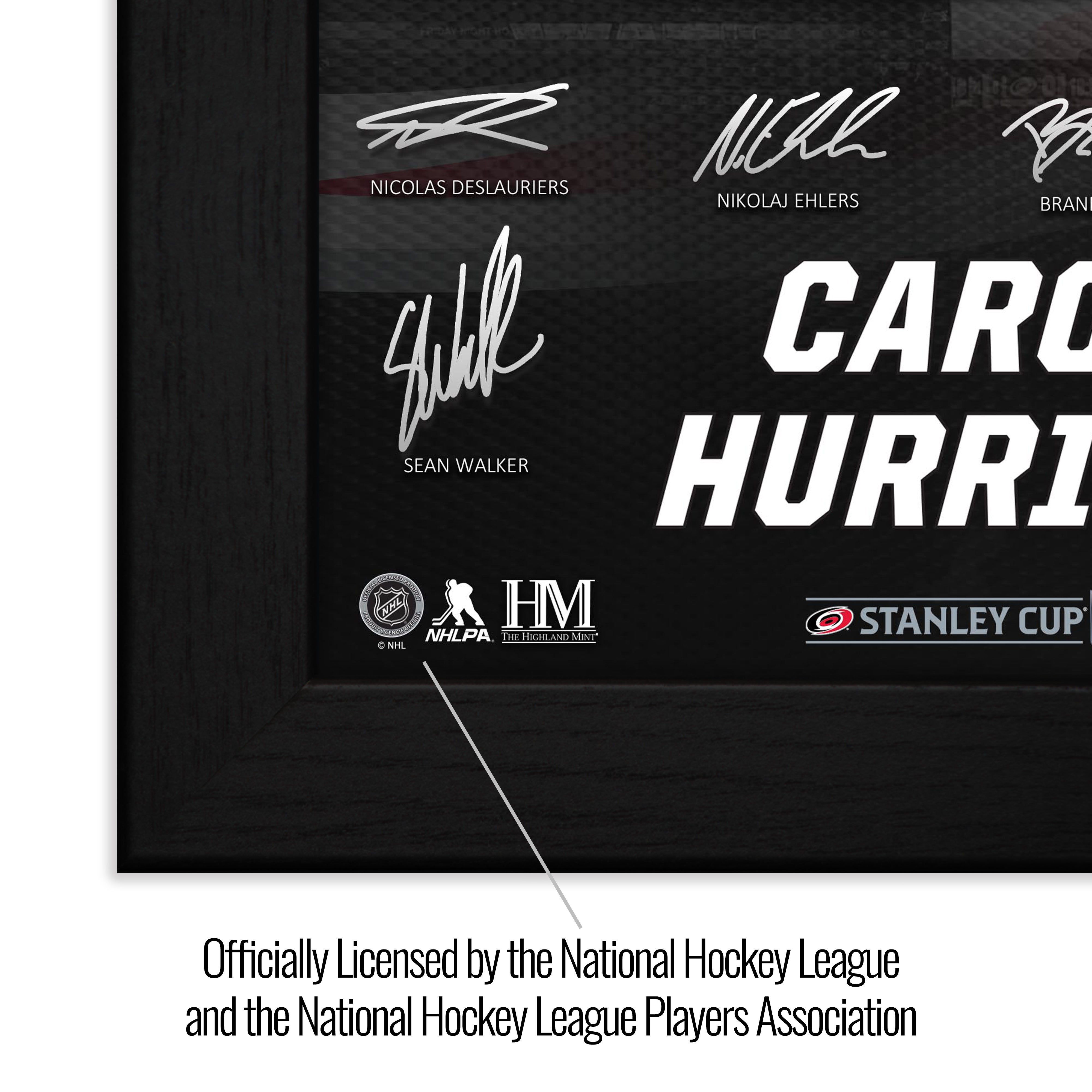 Carolina Hurricanes 2025-26 Stanley Cup Champions Banner Raising Ceremony Signature Frame - Sports Gifts, Sports Memorabilia, Sports Collectibles, Fan Shop
