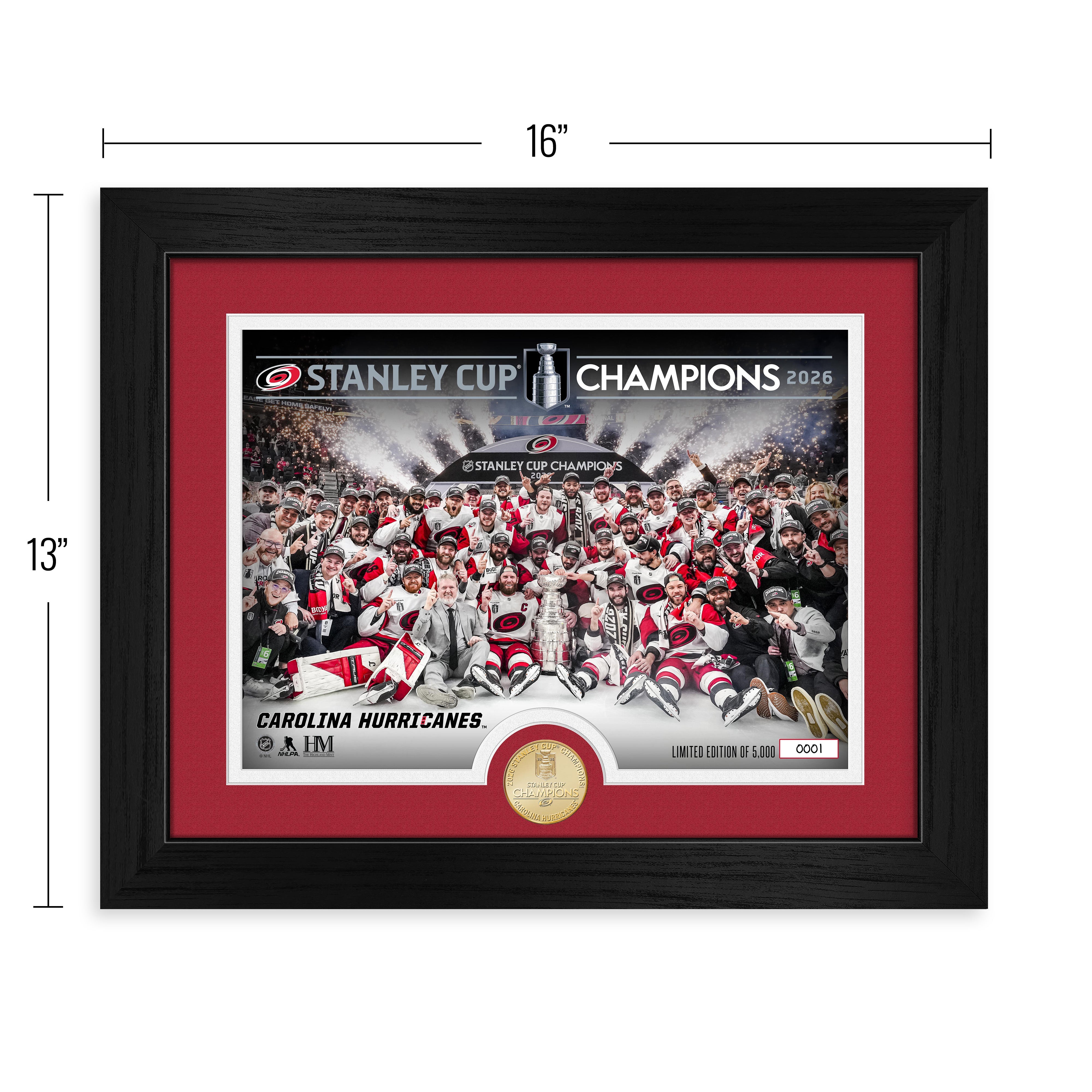 Carolina Hurricanes 2026 Stanley Cup Champions Celebration Bronze Coin Photo Mint - Sports Gifts, Sports Memorabilia, Sports Collectibles, Fan Shop