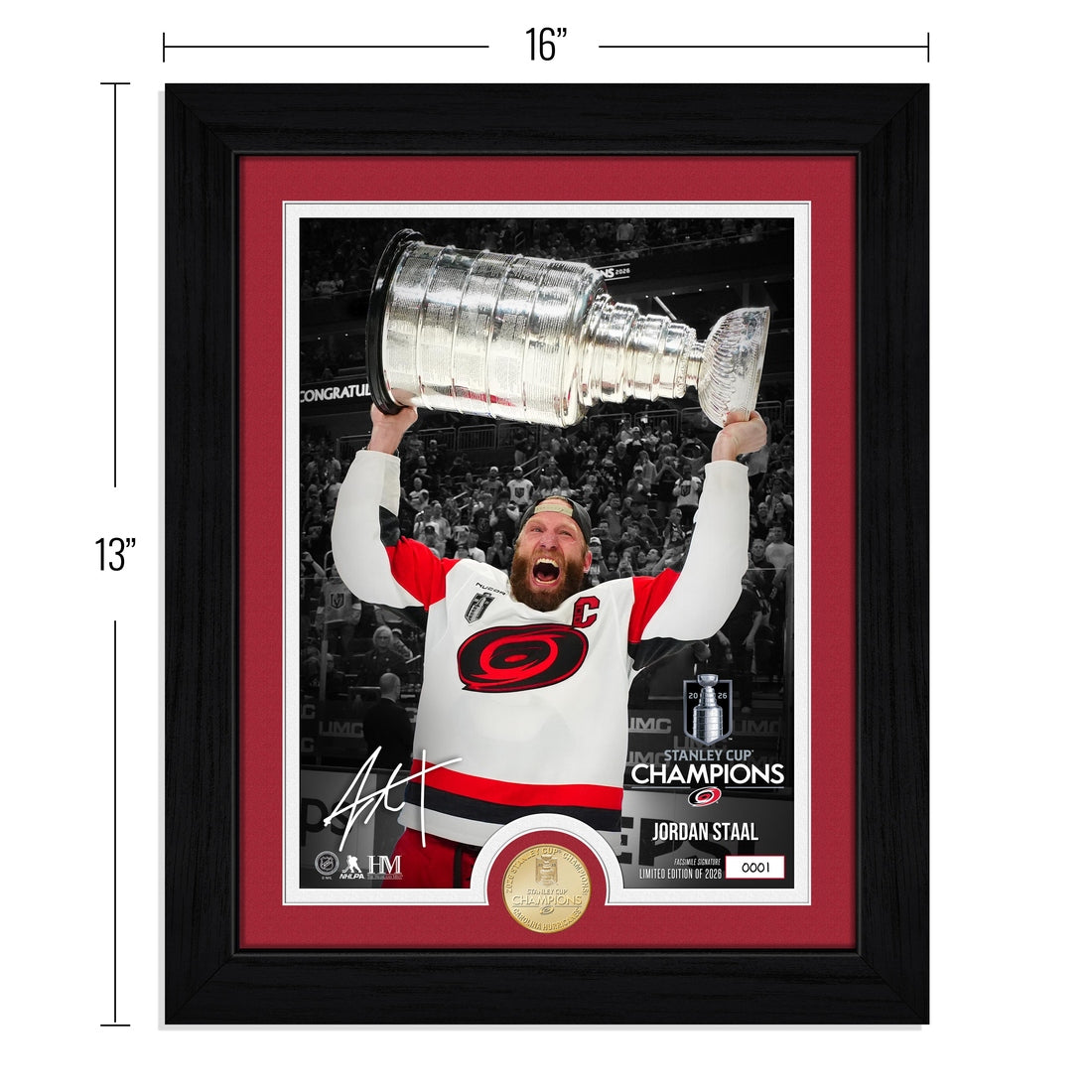 Jordan Staal 2026 Stanley Cup Bronze Coin Photo Mint - Sports Gifts, Sports Memorabilia, Sports Collectibles, Fan Shop
