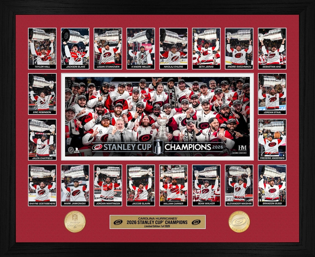 Carolina Hurricanes 2026 Stanley Cup Champions Memorable Moments Bronze Coin Photo Mint