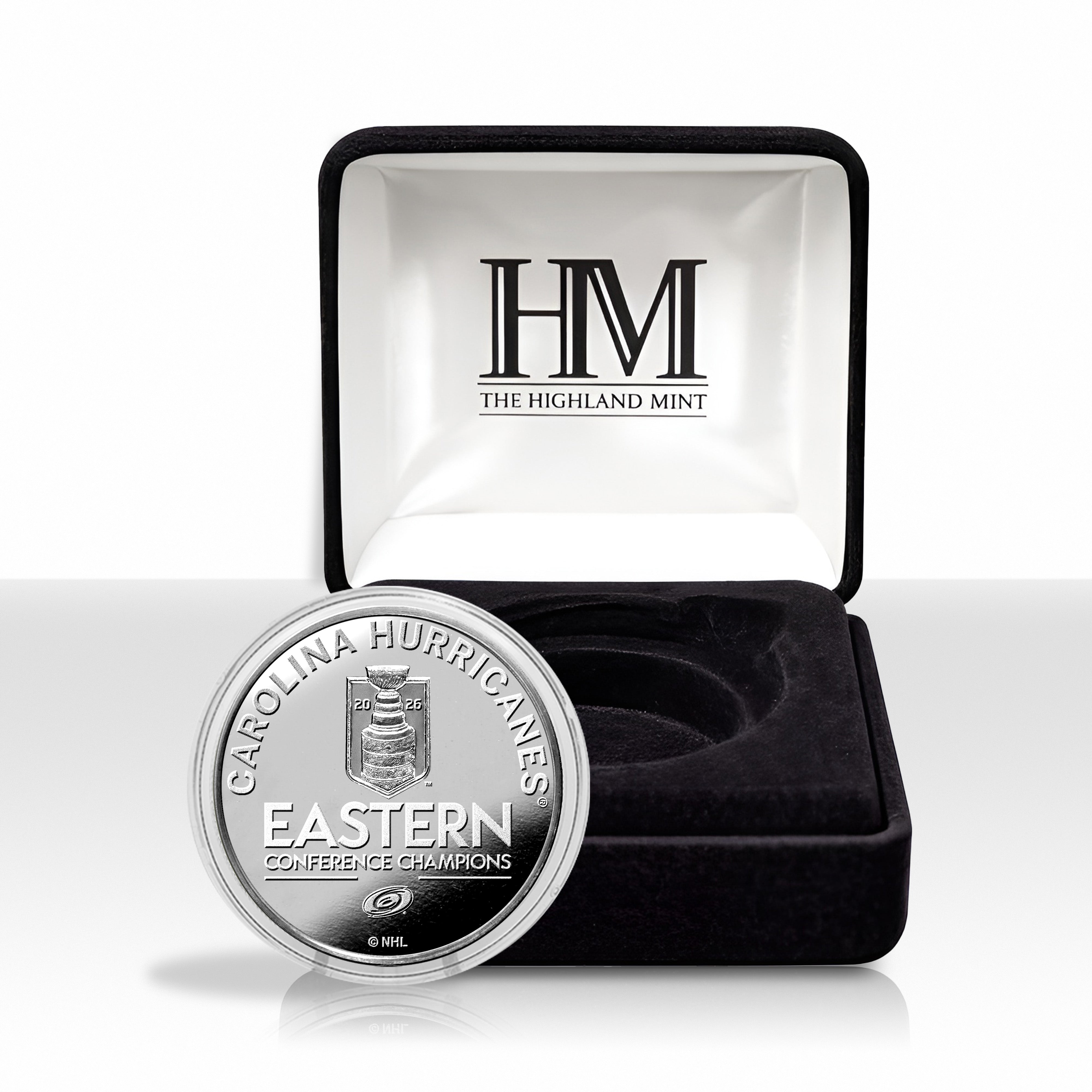 Carolina Hurricanes 2026 NHL Eastern Conference Champions Silver Coin - Sports Gifts, Sports Memorabilia, Sports Collectibles, Fan Shop