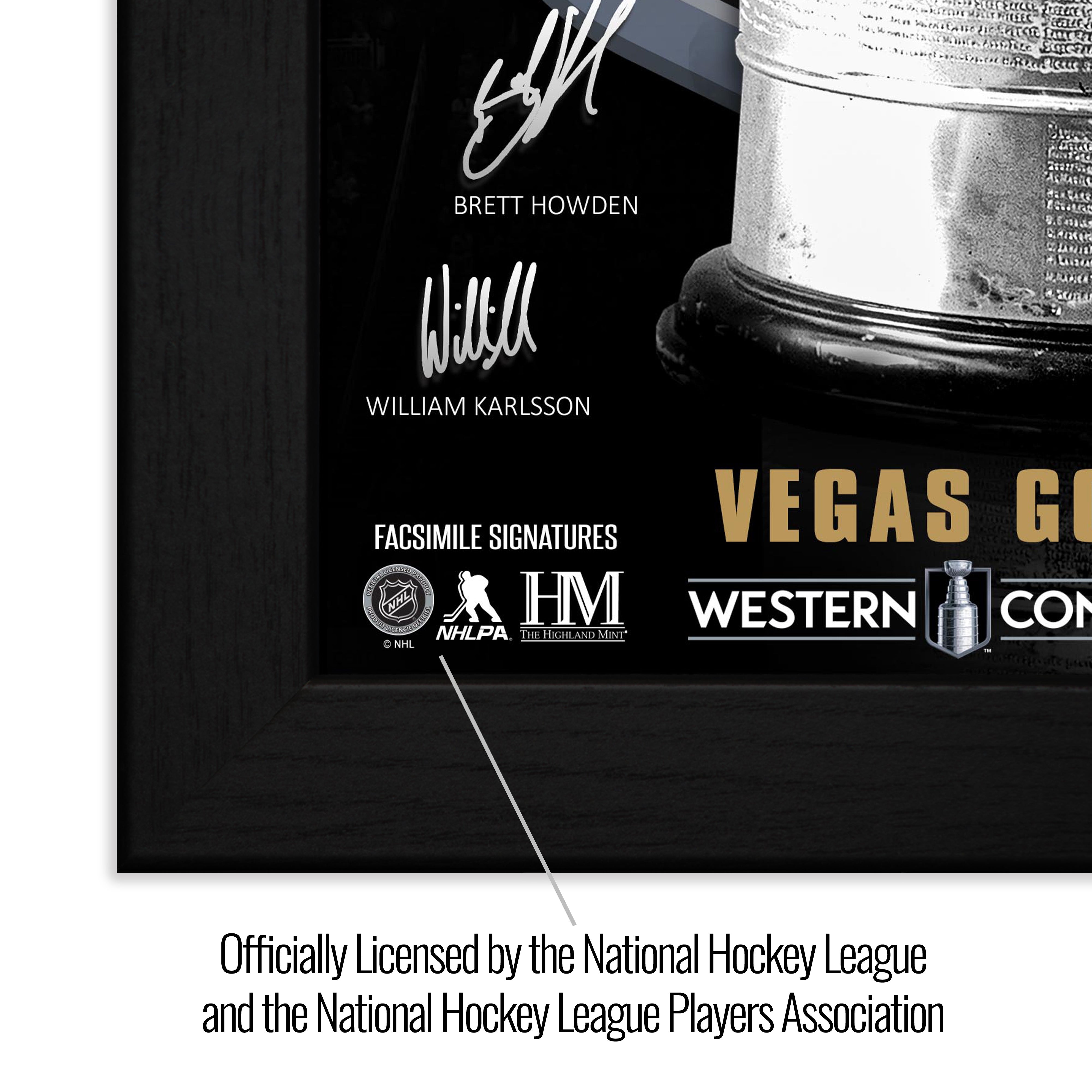 Vegas Golden Knights 2026 NHL Western Conference Champions Signature Frame - Sports Gifts, Sports Memorabilia, Sports Collectibles, Fan Shop