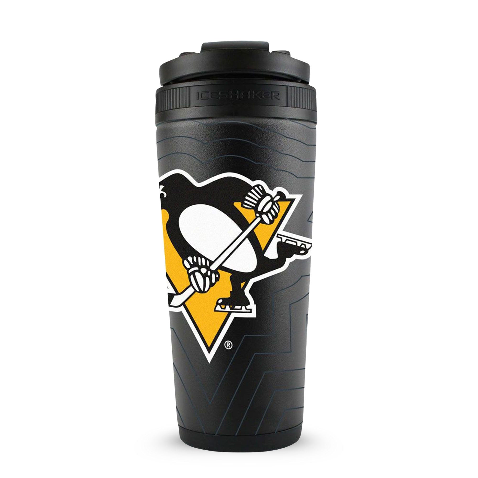 Officially Licensed Pittsburgh Penguins 26oz Ice Shaker - Sports Gifts, Sports Memorabilia, Sports Collectibles, Fan Shop