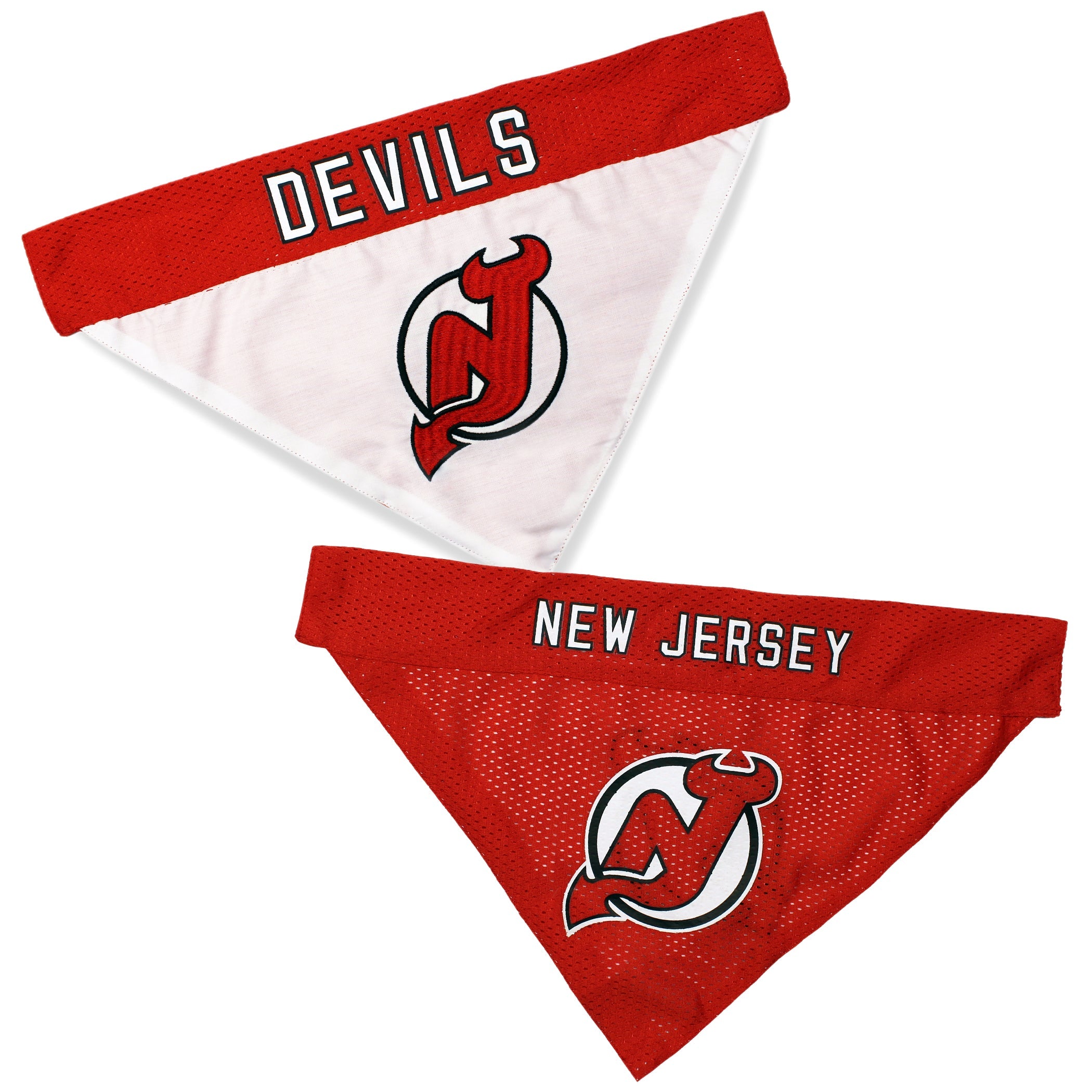 New Jersey Devils Reversible Bandana Pets First - Sports Collectibles, Sports Memorabilia, Sports Fan Shop, Sports Gifts